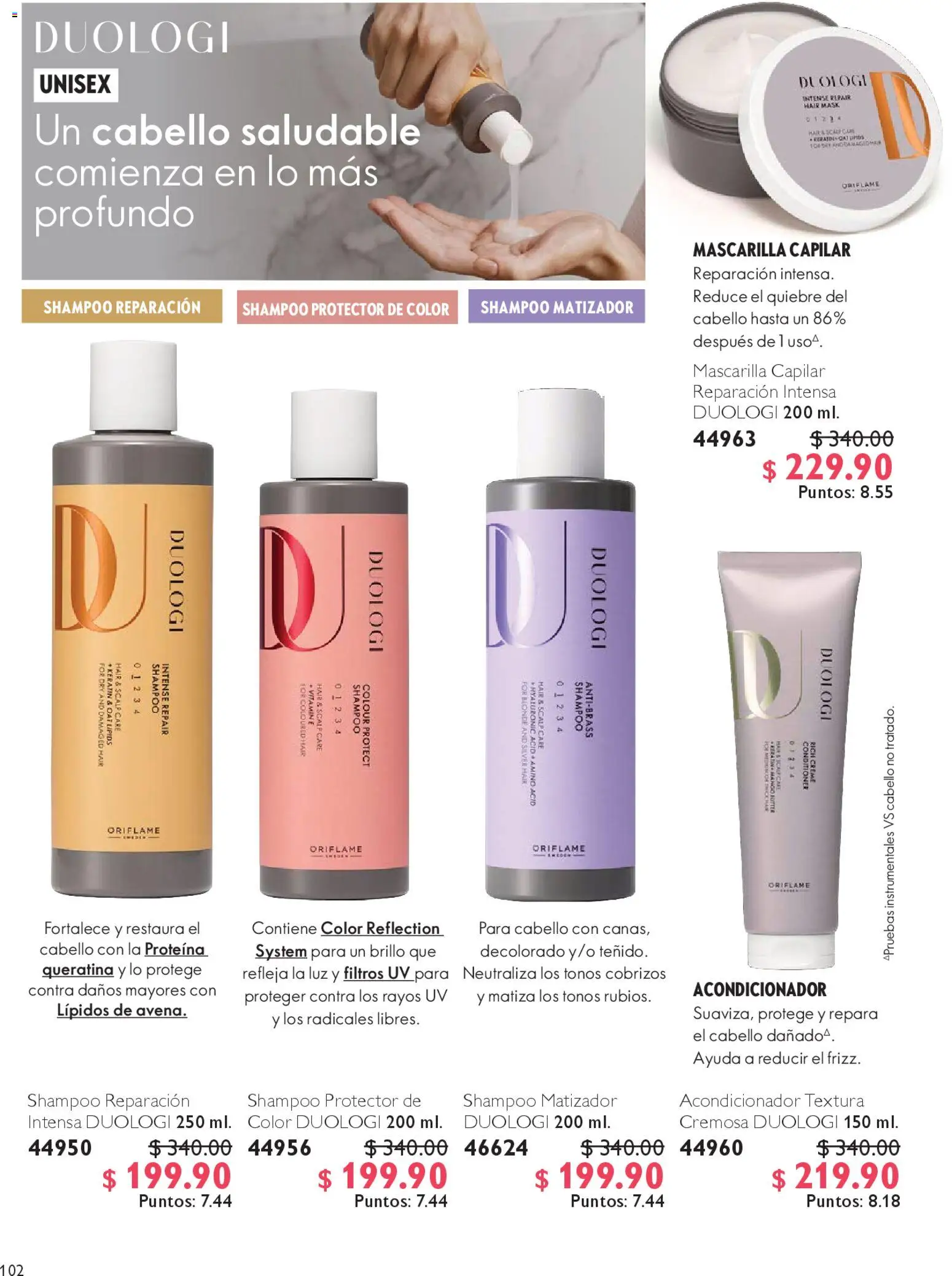 Nuevas ofertas de Oriflame válidas en toda la República Mexicana desde el 22.11.2025. ¡Encuentra las mejores ofertas en Oriflame Black Friday! | Página: 102 | Productos: Brillo, Mascarilla, Acondicionador