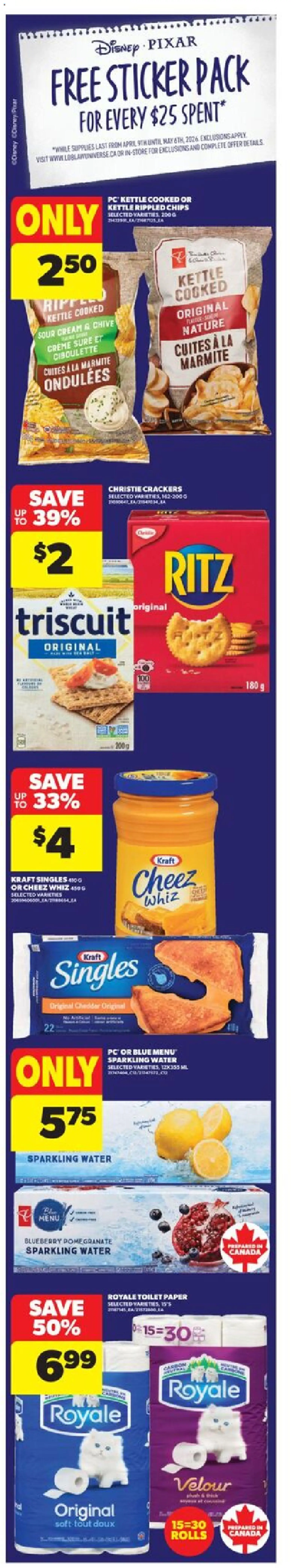 Real Canadian Superstore flyer valid from 23.04.2026 | Page: 2 | Products: Sour cream, Chips, Cream, Kettle