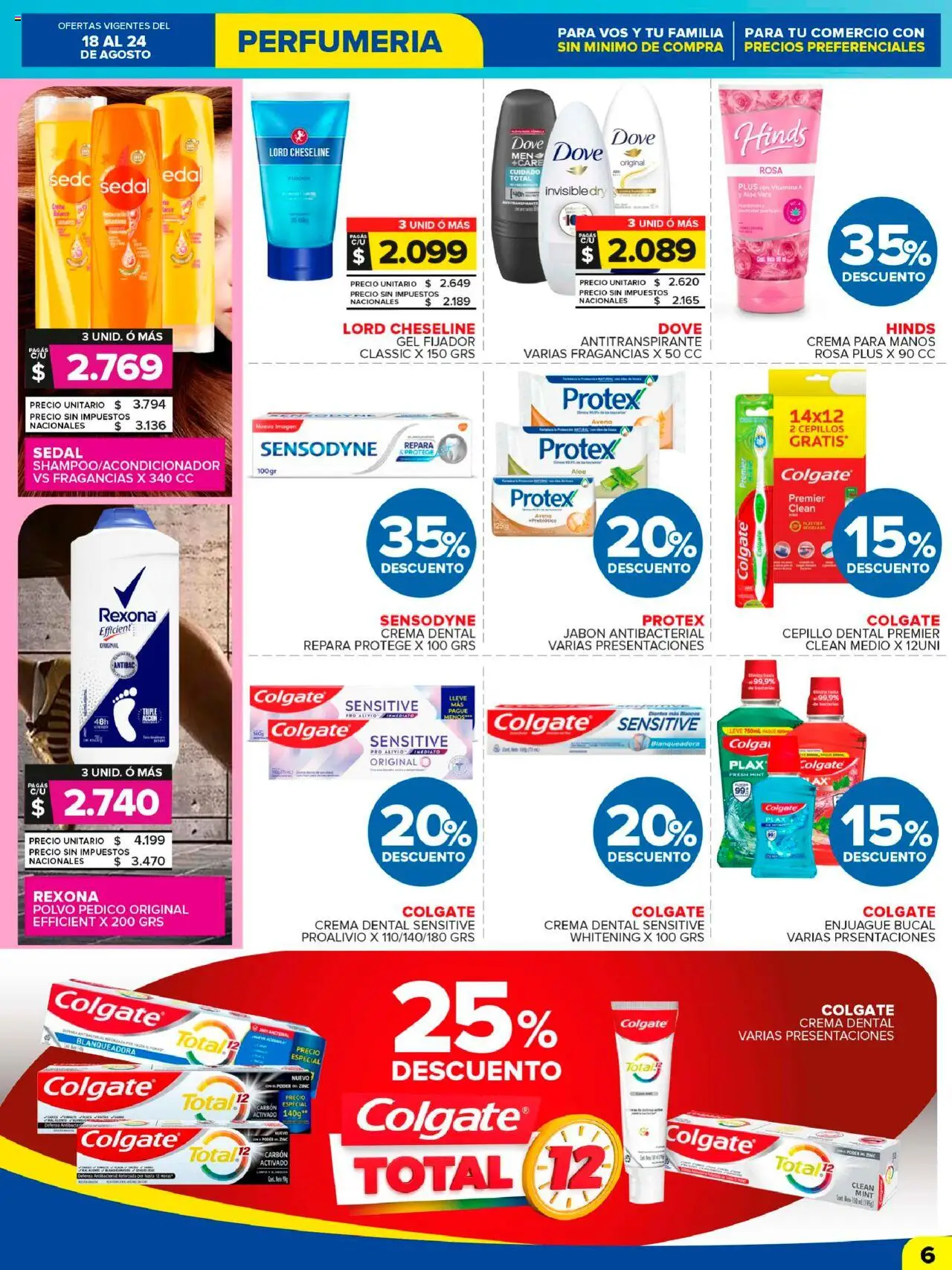 Carrefour Maxi catálogo │ válido desde el 18.08.2025 | Página: 6 | Productos: Avena, Fijador, Jabón, Crema