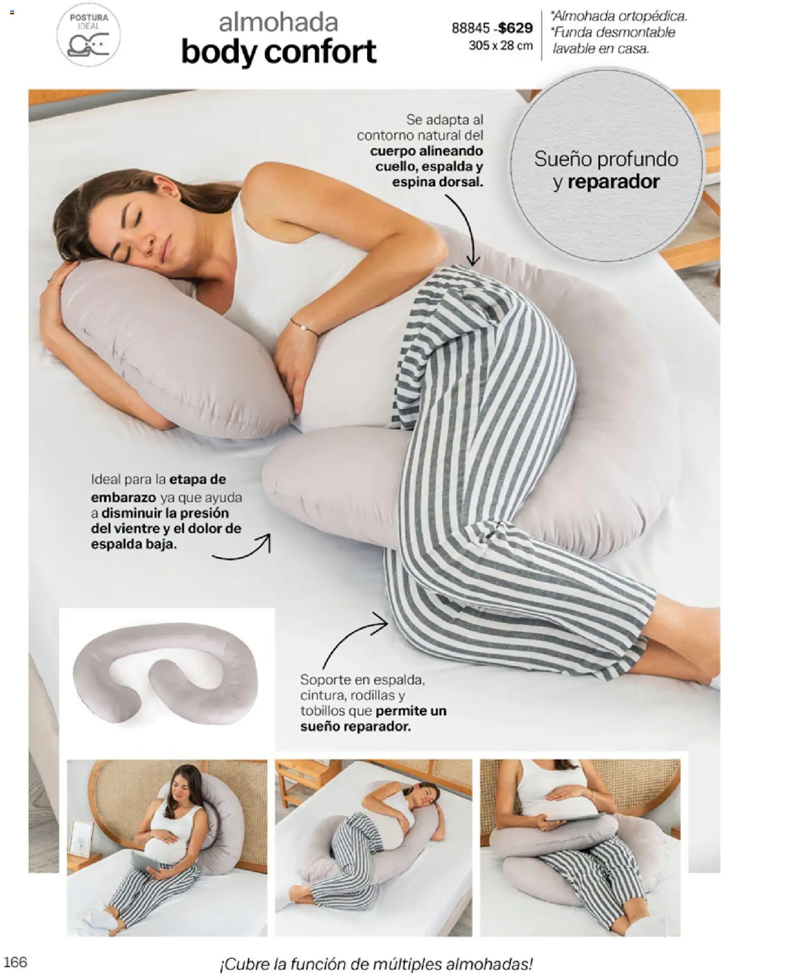 Nuevas ofertas de Vianney válidas en toda la República Mexicana desde el 06.03.2026. ¡Encuentra las mejores ofertas en Vianney catálogo Tu hogar, nuestra pasión! | Página: 168 | Productos: Contorno, Almohada, Body