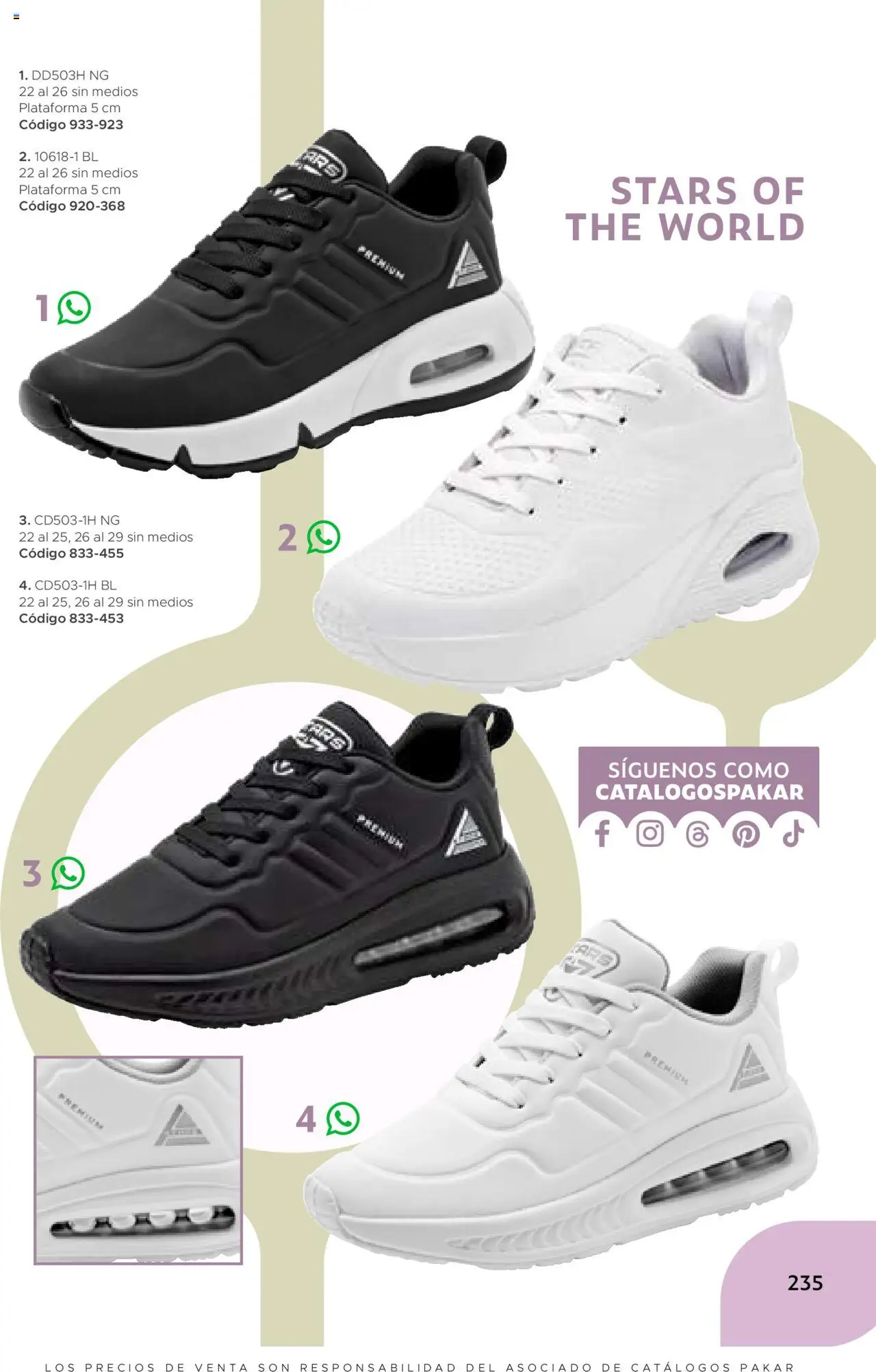Nuevas ofertas de SC Pakar válidas en toda la República Mexicana desde el 24.07.2025. ¡Encuentra las mejores ofertas en SC Pakar - Catálogo Casual otoño / invierno! | Página: 235