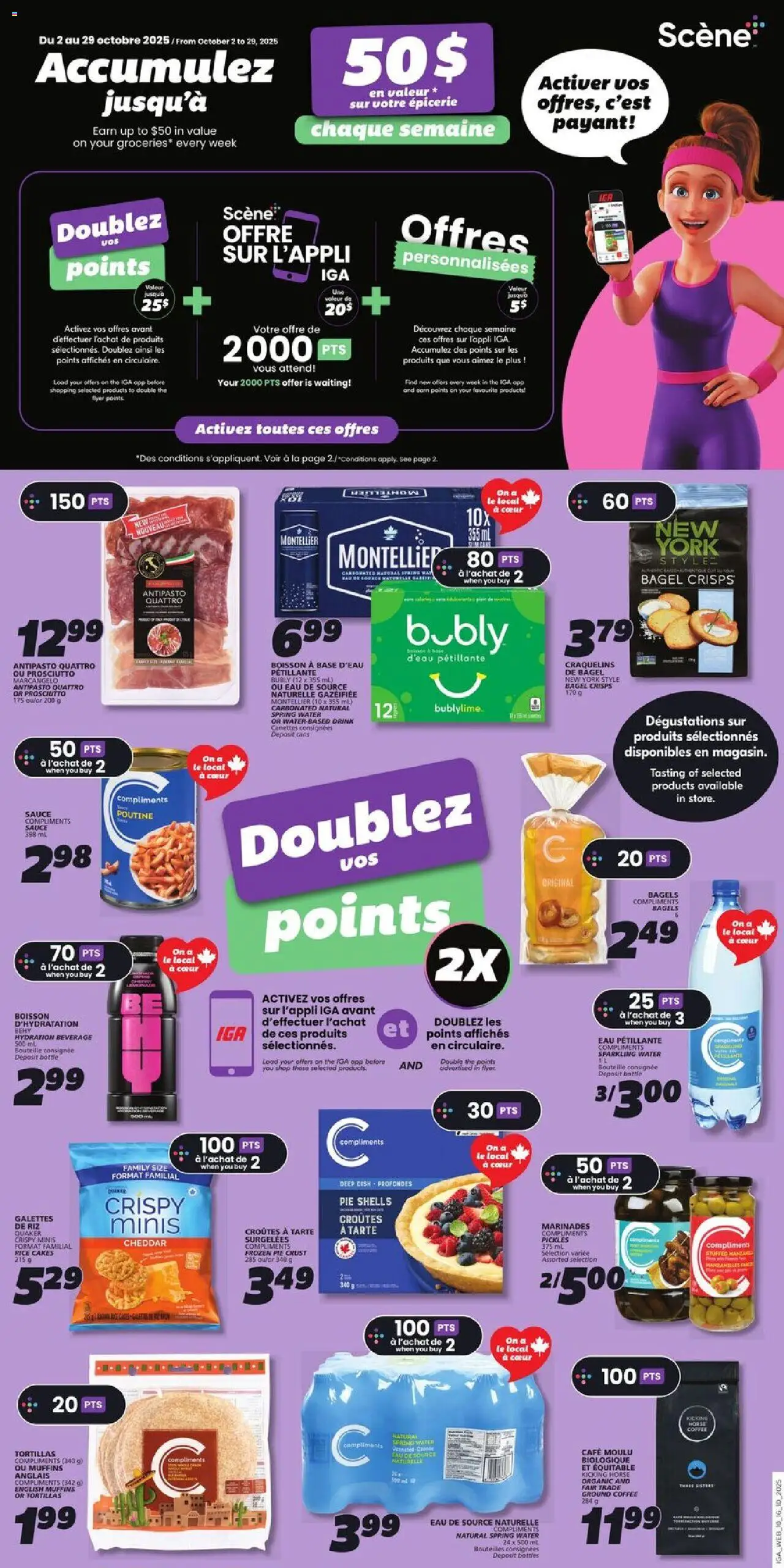 IGA flyer valid from 16.10.2025 | Page: 12 | Products: Rice, Coffee
