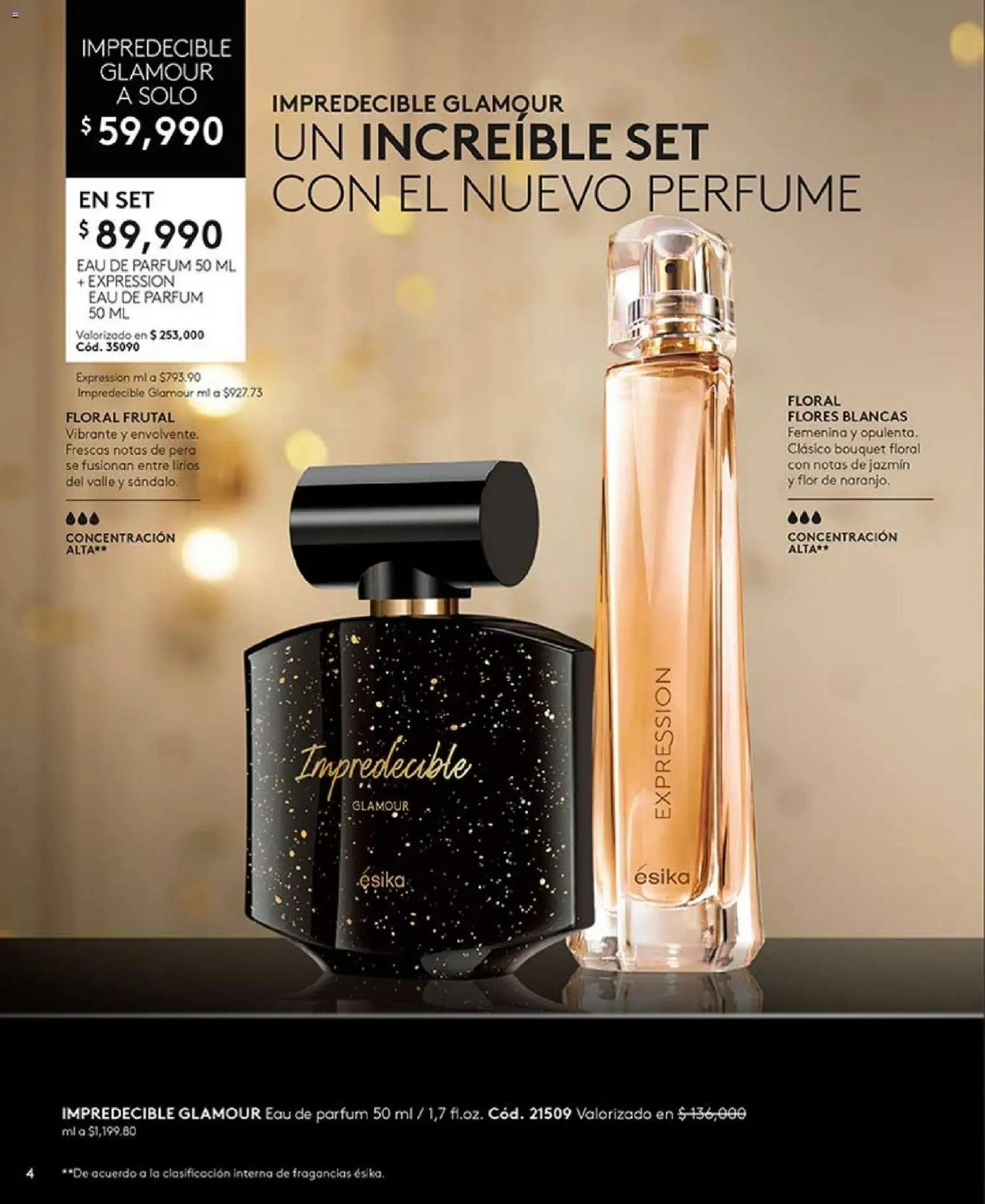 Ésika revista - valida desde el 01.01.2026 | Página: 4 | Productos: Perfume, Pera