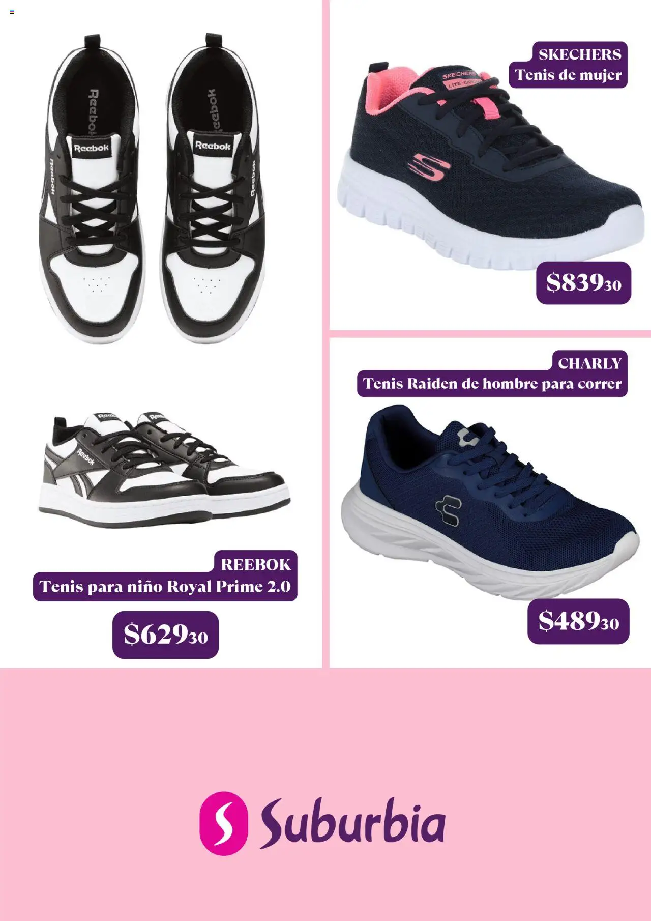 Nuevas ofertas de Suburbia válidas en toda la República Mexicana desde el 14.08.2025. ¡Encuentra las mejores ofertas en Suburbia catálogo! | Página: 2 | Productos: Tenis