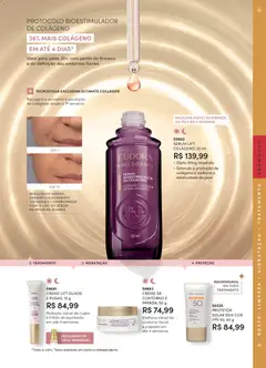 Eudora - Revista 03/2026 - Pré-Visualização do folheto da loja Eudora, válido de 26.01.2026 | Página: 41 | Produtos: Colágeno, Sérum, Creme, Protetor solar facial