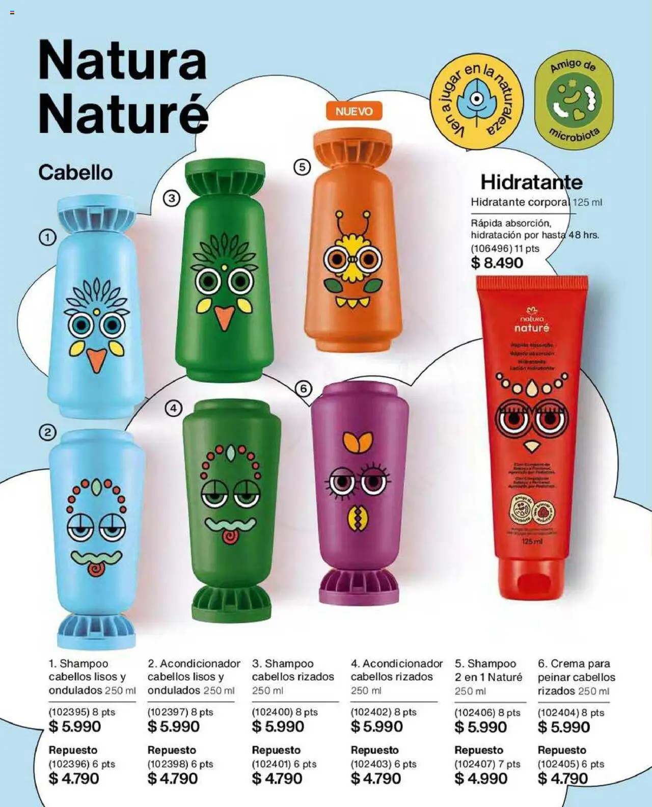 Natura catálogo │ válido desde el 22.07.2025 | Página: 143 | Productos: Acondicionador, Shampoo, Crema