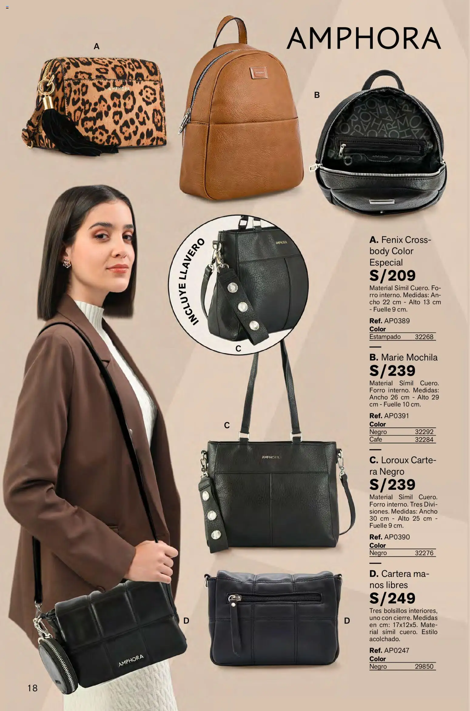Catálogo Leonisa válido desde 23.10.2025 | Página: 18 | Productos: Café, Mochila