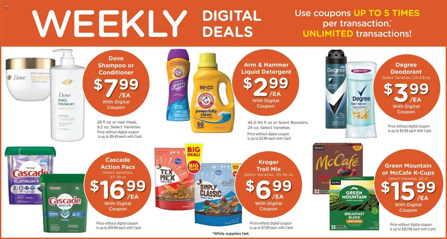 Dillons Weekly Ad - valid from 08.04.2026 | Page: 3 | Products: Shampoo, Hammer, Coffee, Detergent