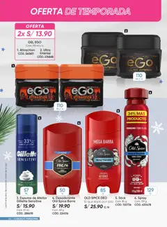Vista previa de folleto Azzorti - Campaña C17 Plus /2025 de la Azzorti válido desde 15.10.2025 | Página: 60 | Productos: Espuma de afeitar, Desodorante, Fragancia