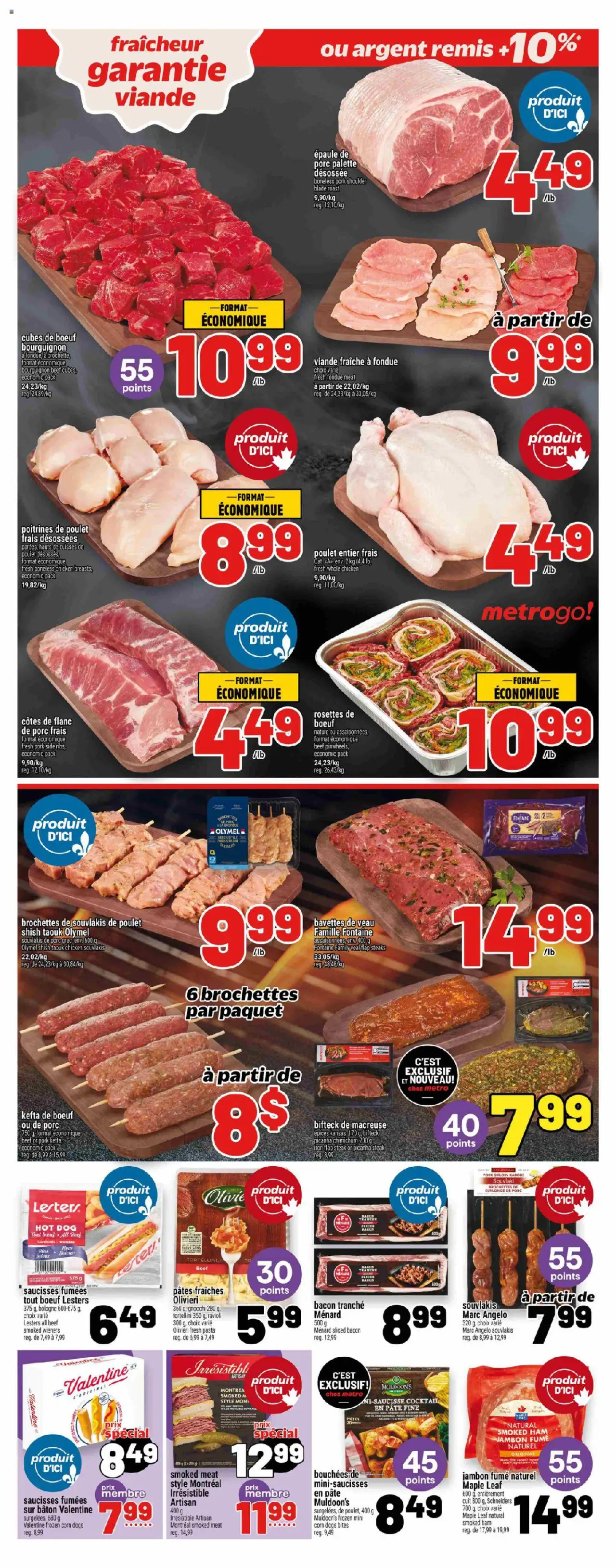 Metro flyer valid from 31.07.2025 | Page: 11 | Products: Pasta, Iron, Ham, Pork