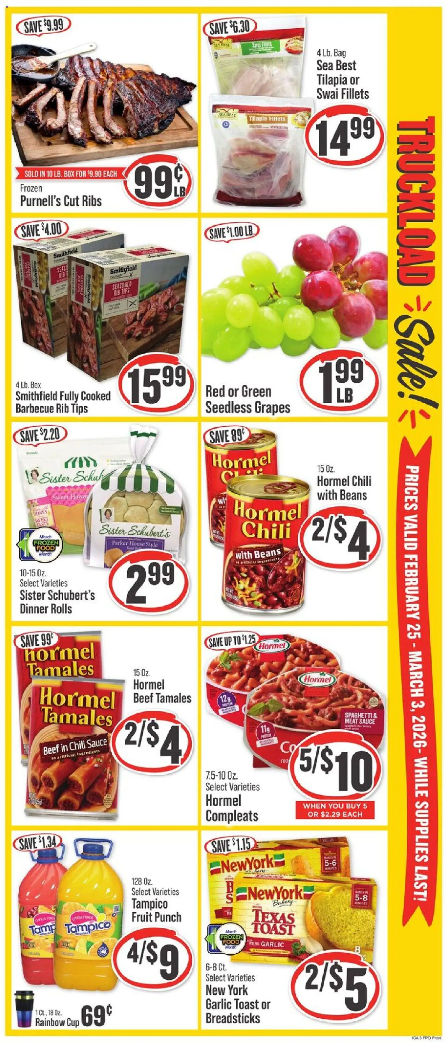 IGA Weekly Ad - valid from 25.02.2026 | Page: 2 | Products: Box, Sauce, Grapes, Bag