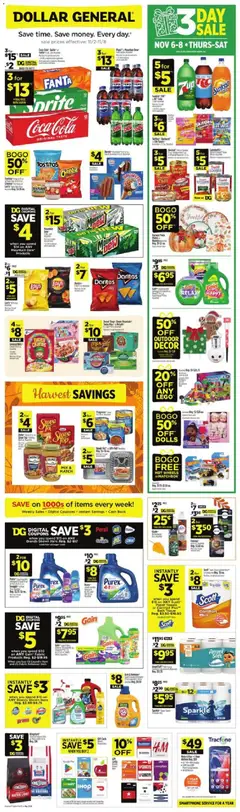 Preview of Dollar General weekly ads valid from 02.11.2025