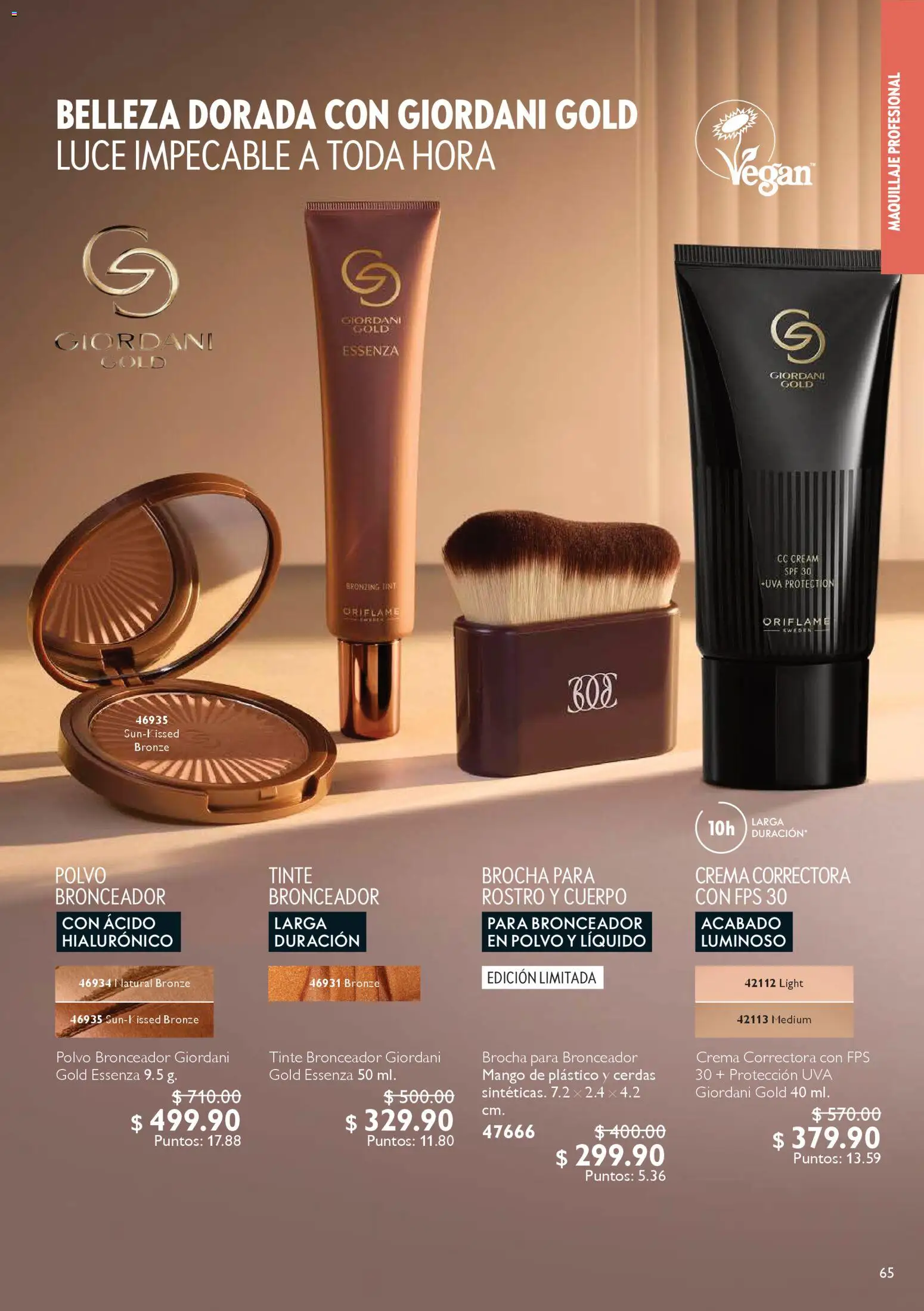 Nuevas ofertas de Oriflame válidas en toda la República Mexicana desde el 24.01.2026. ¡Encuentra las mejores ofertas en Oriflame campaña 2 2026! | Página: 65 | Productos: Crema, Mango, Maquillaje, Bronceador