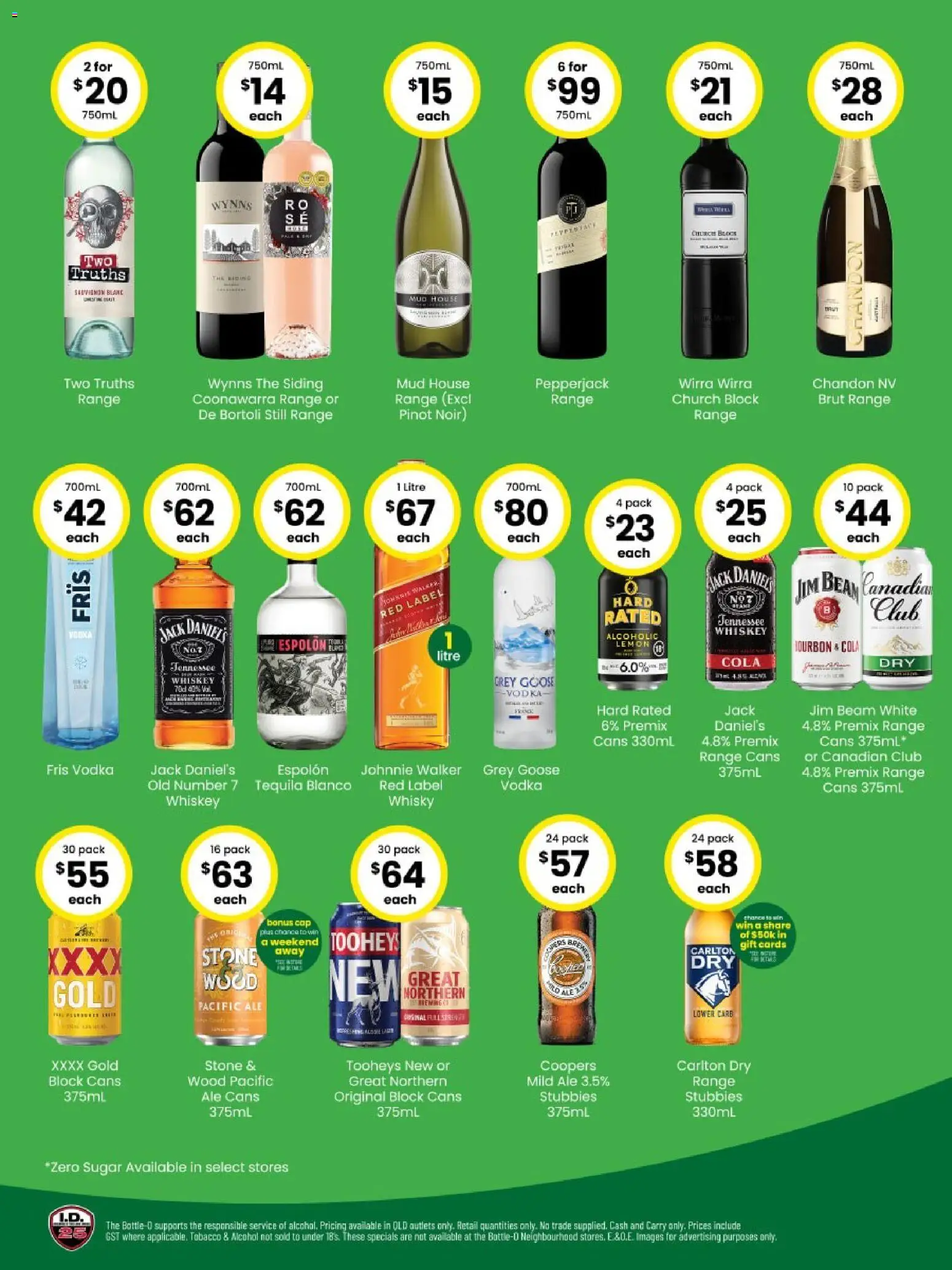 The Bottle-O catalogue - valid from 30.03.2026 | Page: 2 | Products: Vodka, Whiskey, Wood, Lemon