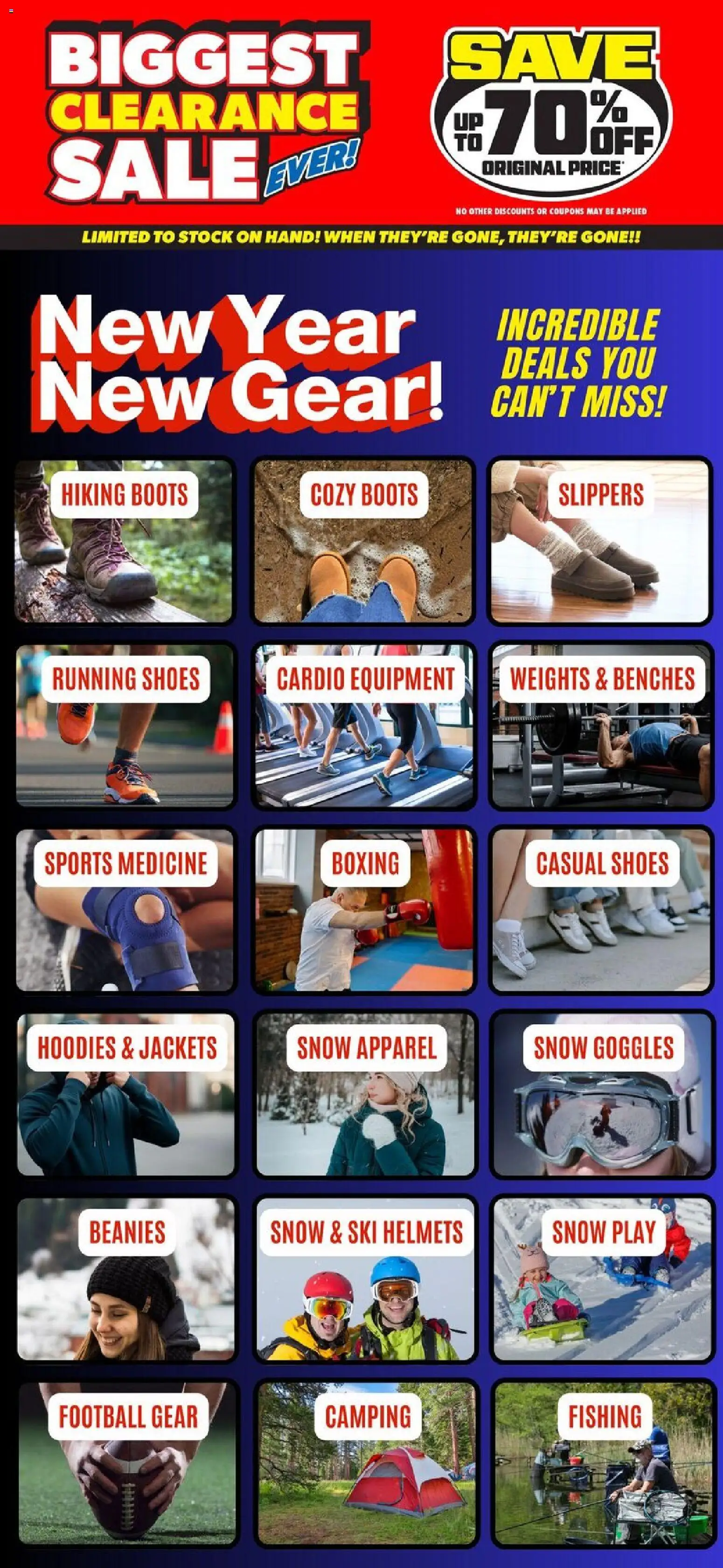 Big 5 Sporting Goods Weekly Ad - valid from 23.01.2026 | Page: 9 | Products: Hiking Boots, Boots, Slippers