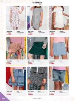 Vista previa de Andrea catálogo Outlet, nuevo folleto de la tienda, válido en México a partir del 21.12.2025 | Página: 200 | Productos: Ropa, Vestido, Falda, Short