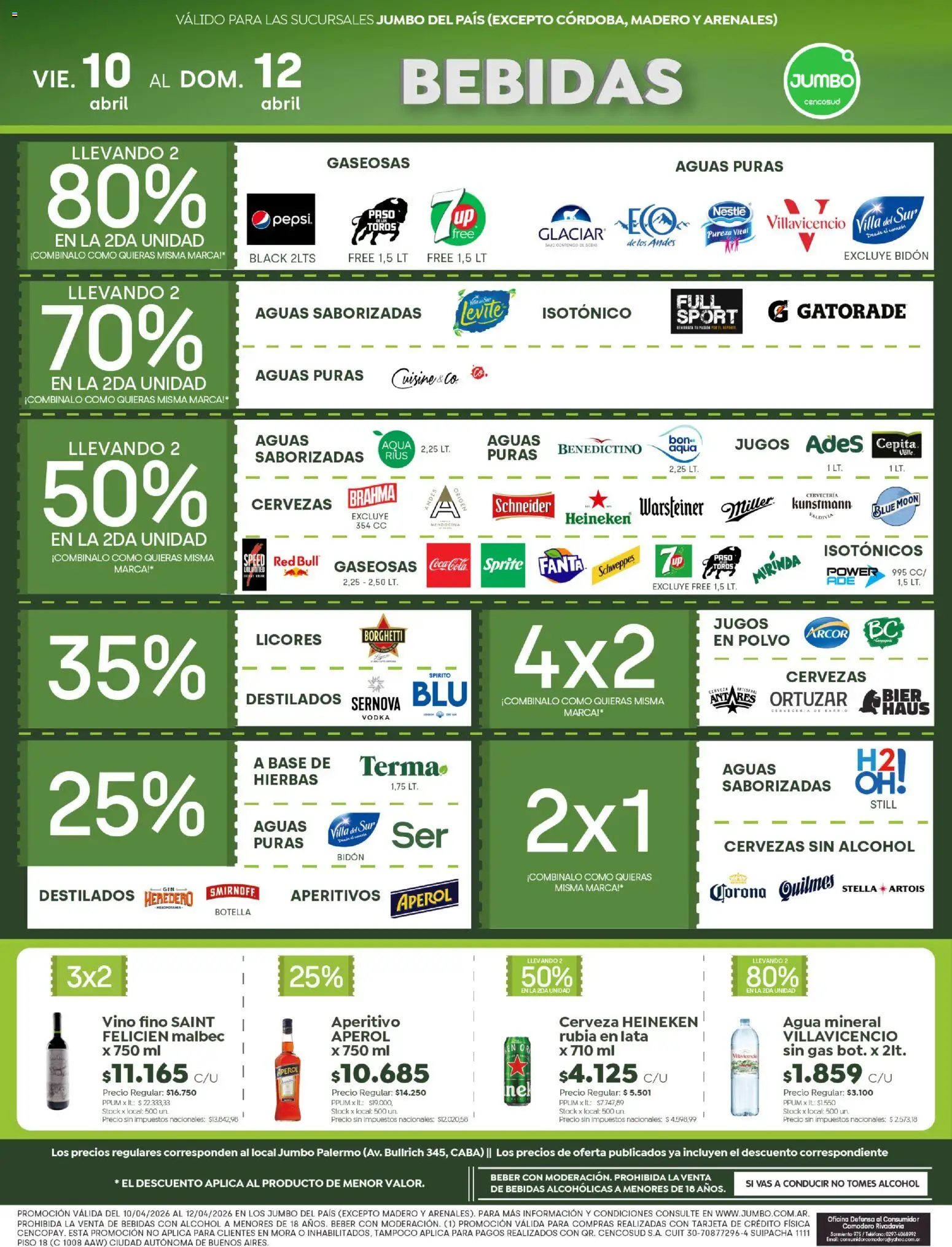 Jumbo - Ofertas | Neuquén │ válido desde el 10.04.2026 | Página: 5 | Productos: Botella, Bidón, Polvo, Vino