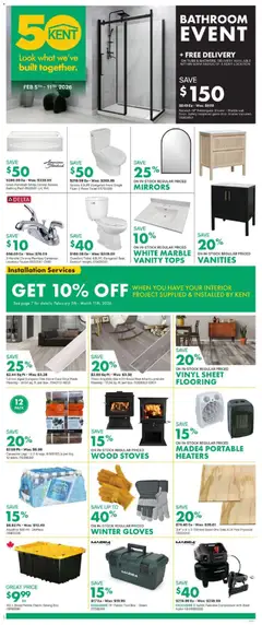 Preview of Kent weekly flyer / circulaire from shop Kent valid from 05.02.2026