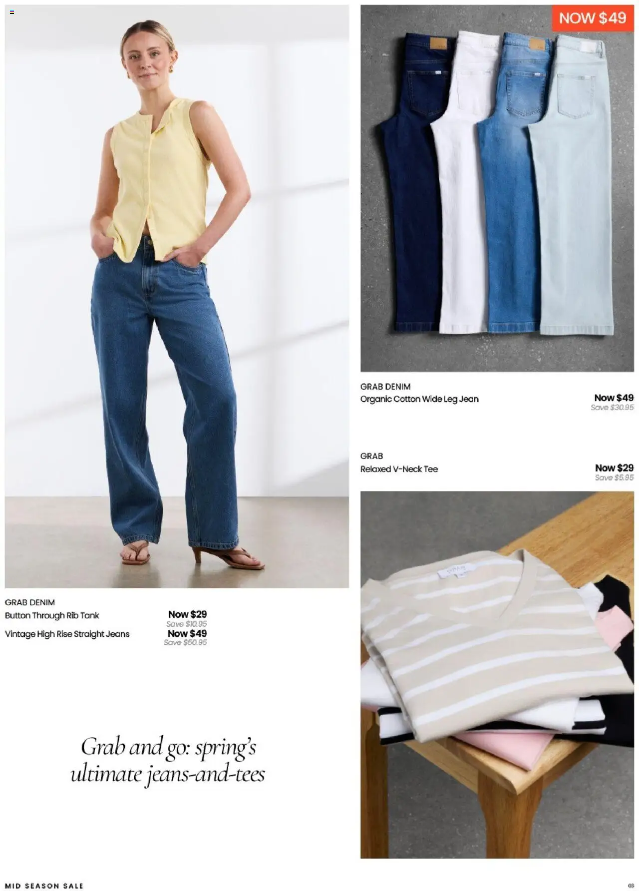 Myer catalogue - valid from 10.09.2025 | Page: 3 | Products: Denim, Straight jeans, Jeans