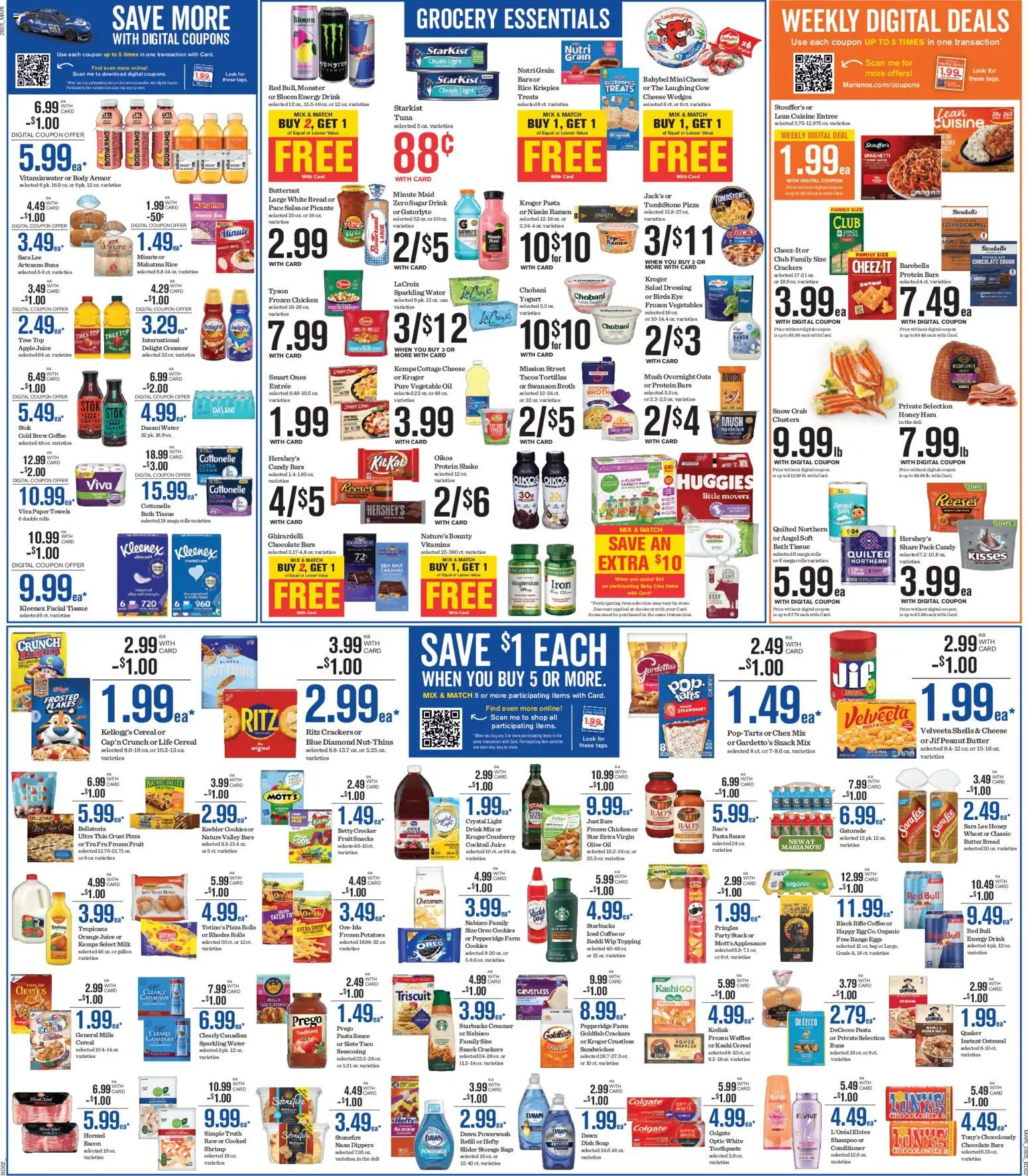 Mariano's Weekly Ad - valid from 04.03.2026 | Page: 5 | Products: Magnesium, Shampoo, Rice, Bag