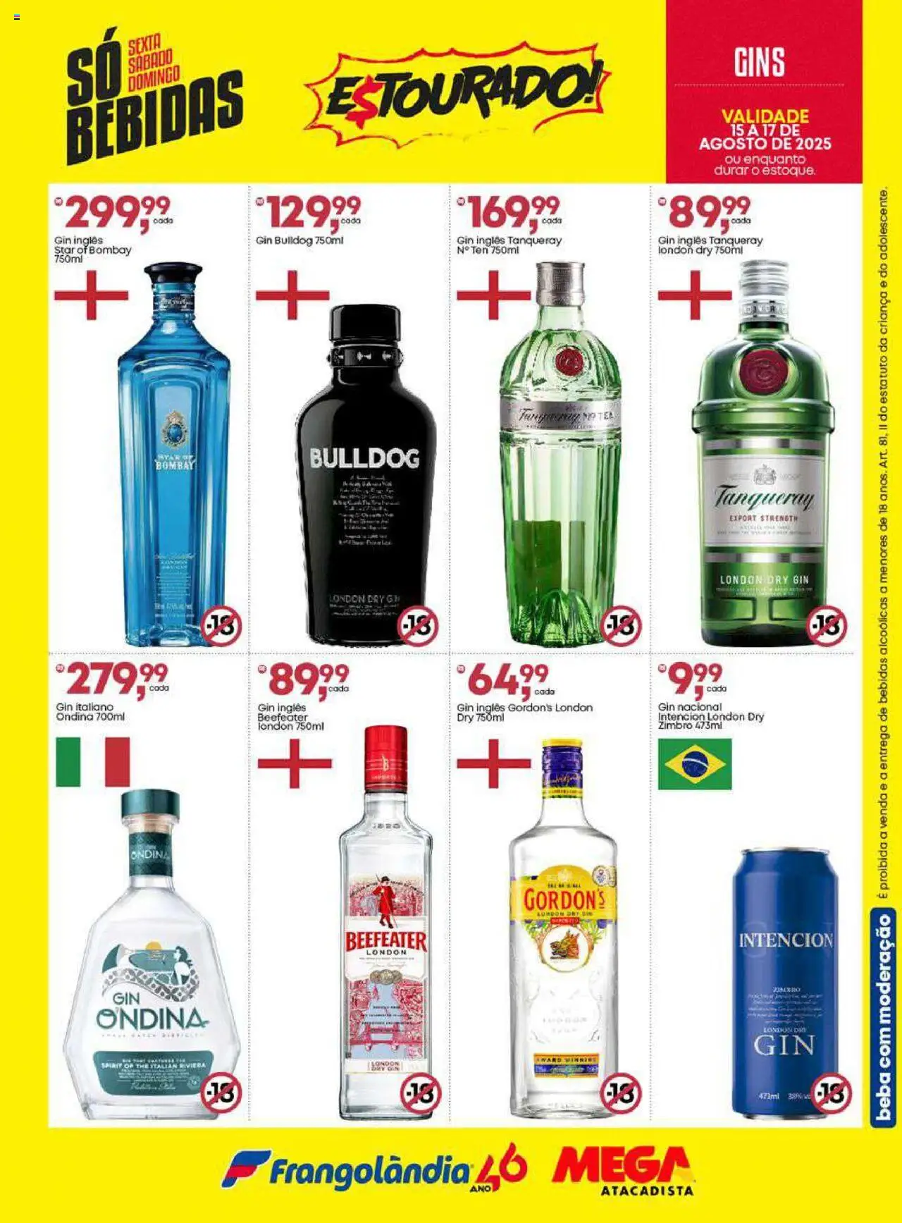 Frangolândia Folheto - válido de 15.08.2025 | Página: 5 | Produtos: Gin