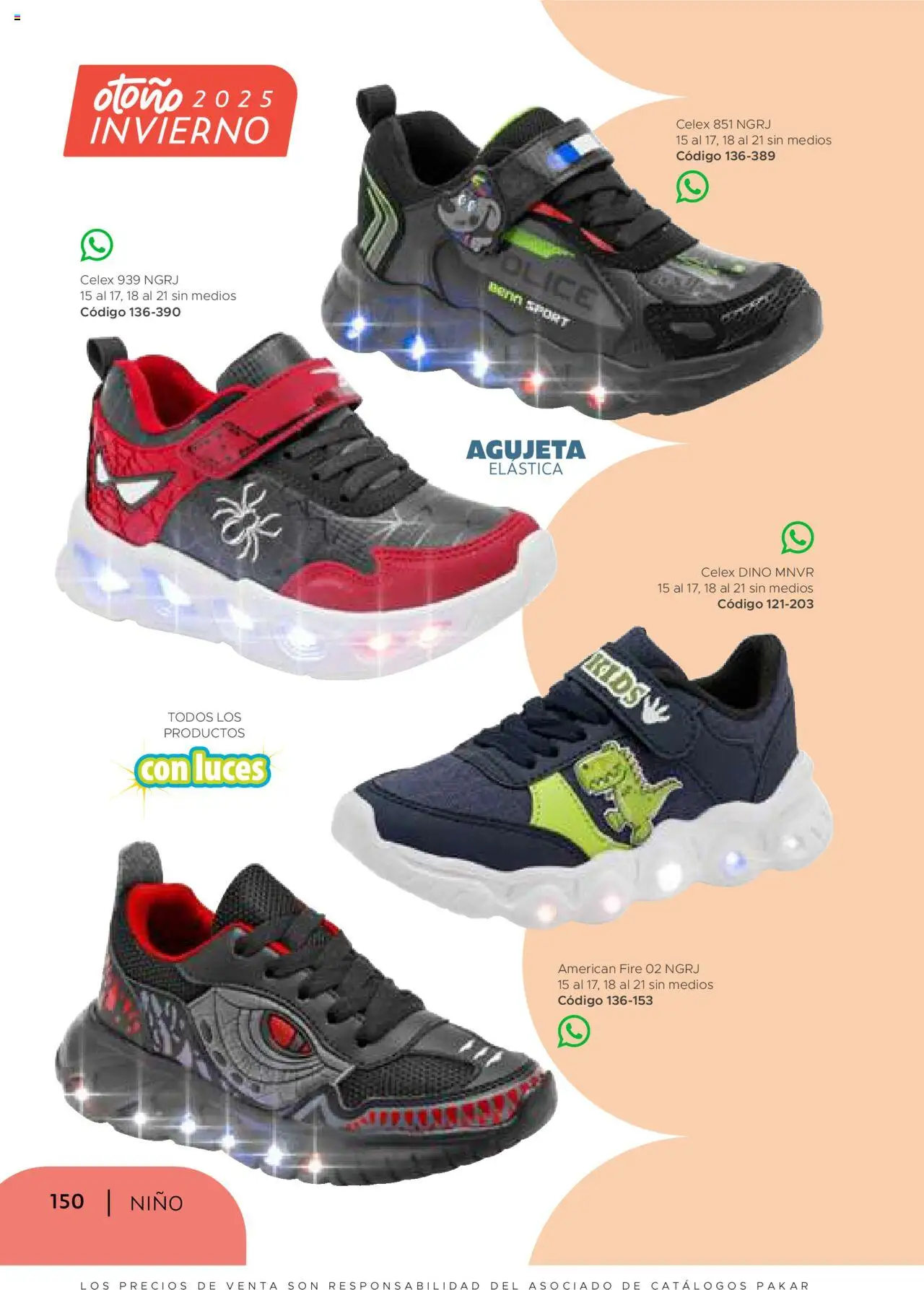Nuevas ofertas de SC Pakar válidas en toda la República Mexicana desde el 24.07.2025. ¡Encuentra las mejores ofertas en SC Pakar - Catálogo Nino otoño / invierno! | Página: 150