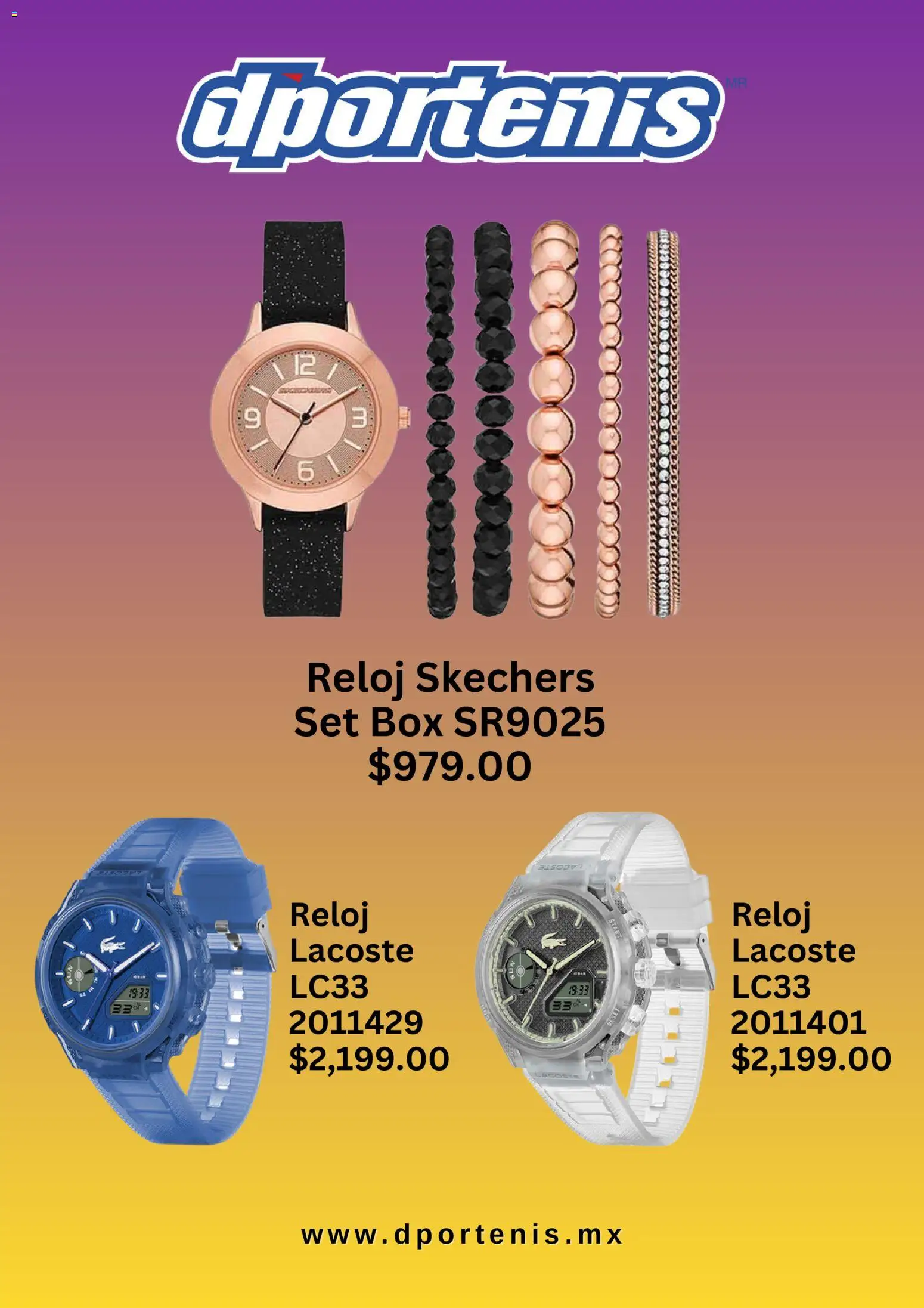 Nuevas ofertas de Dportenis válidas en toda la República Mexicana desde el 08.01.2026. ¡Encuentra las mejores ofertas en Dportenis catálogo! | Página: 3 | Productos: Reloj