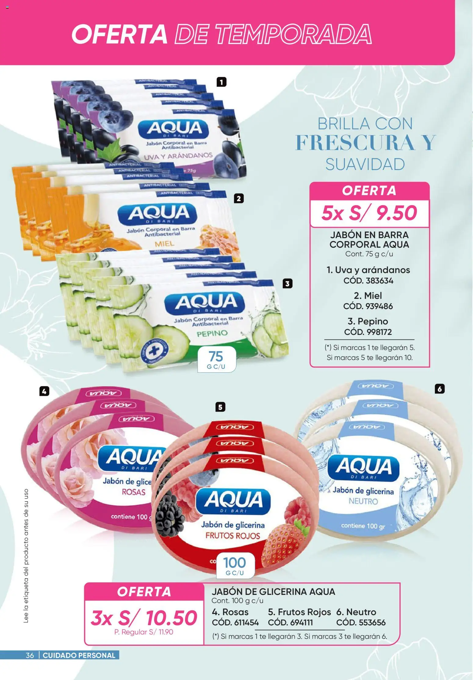 Catálogo Azzorti válido desde 24.11.2025 | Página: 36 | Productos: Jabón, Té, Arándanos