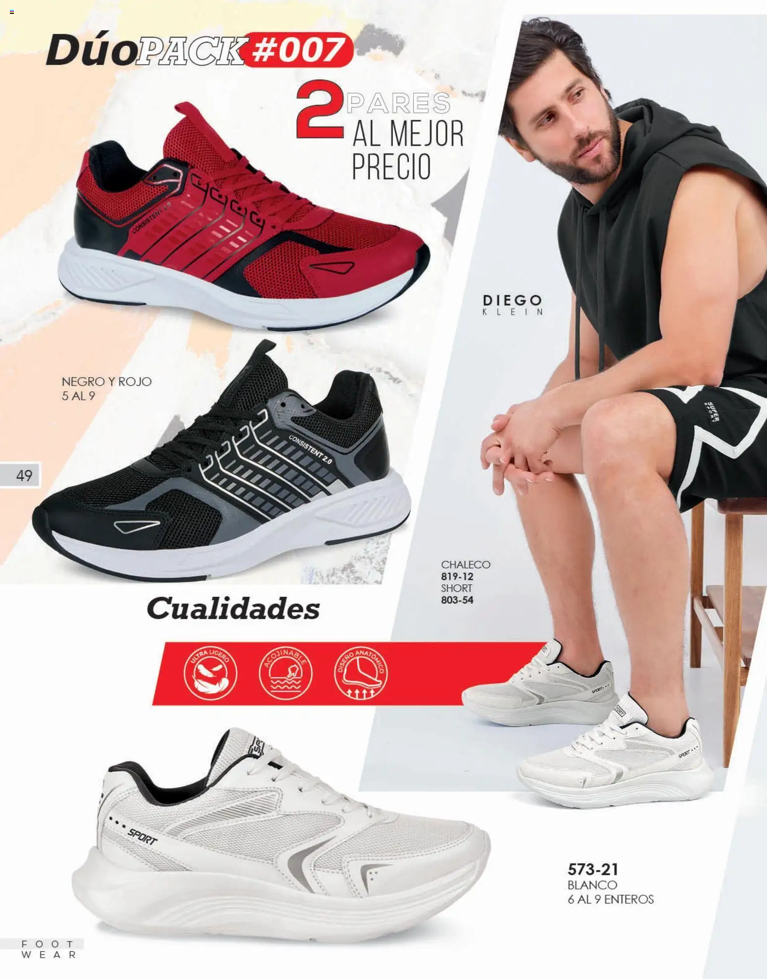 Nuevas ofertas de Cklass válidas en toda la República Mexicana desde el 02.01.2026. ¡Encuentra las mejores ofertas en Cklass catálogo Calzado Caballero! | Página: 50 | Productos: Chaleco, Short