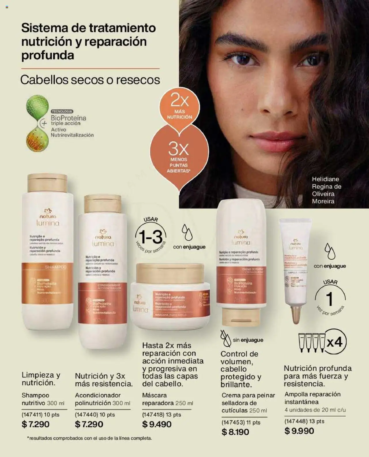 Natura catálogo │ válido desde el 22.07.2025 | Página: 123 | Productos: Ampolla, Máscara, Acondicionador, Crema