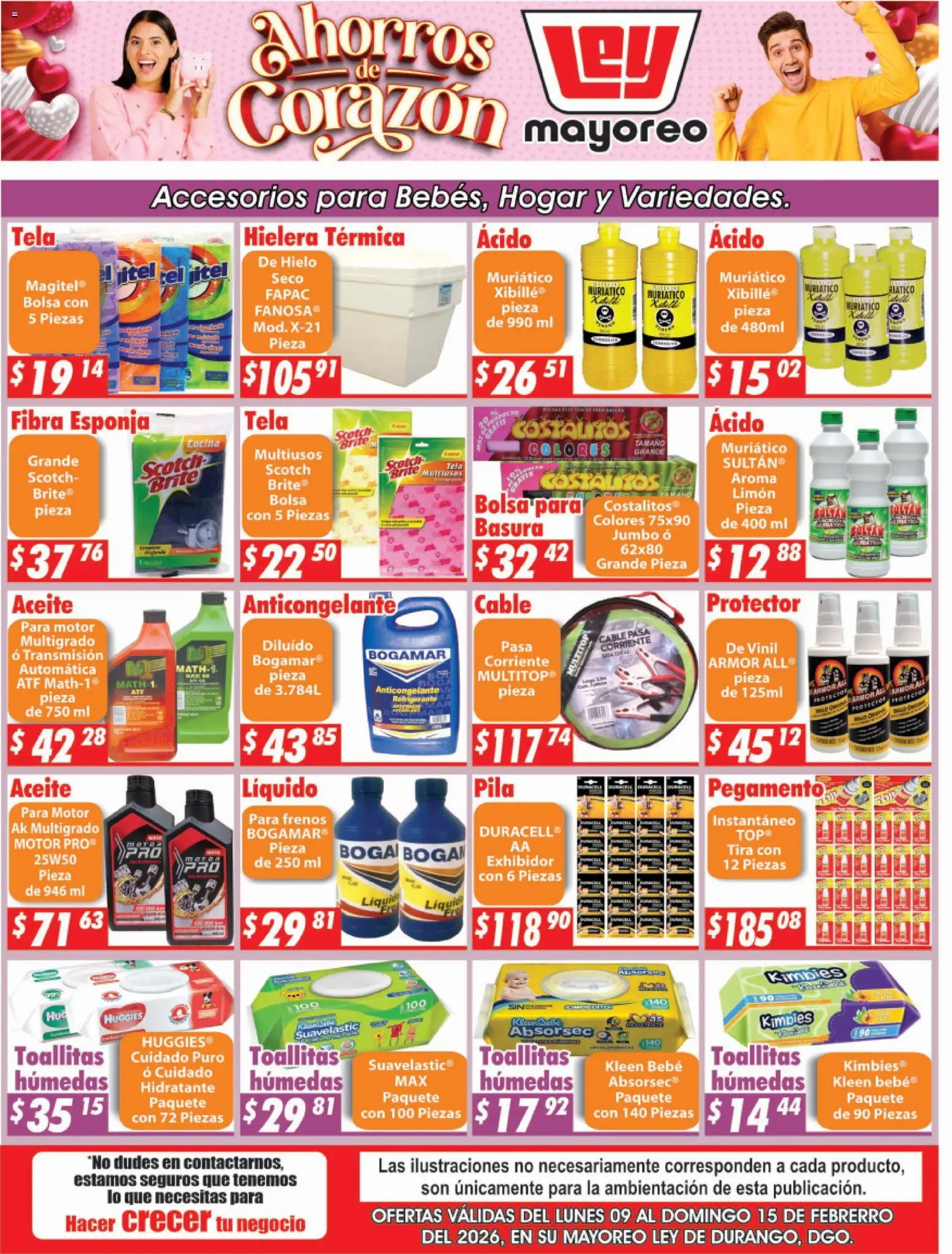 Nuevas ofertas de Casa Ley válidas en toda la República Mexicana desde el 09.02.2026. ¡Encuentra las mejores ofertas en Casa Ley folleto Durango! | Página: 1