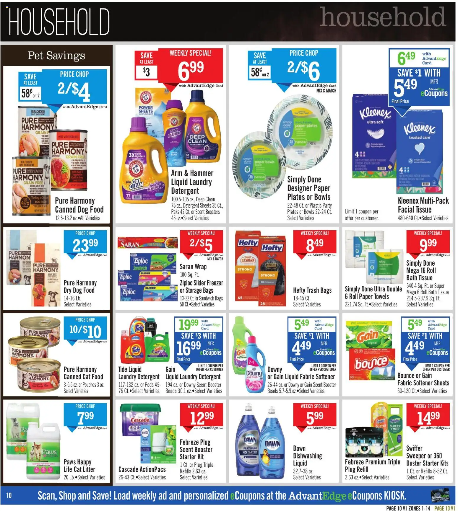 Price Chopper - Weekly Ad - valid from 04.01.2026 | Page: 10 | Products: Cat Litter, Detergent, Starter, Freezer