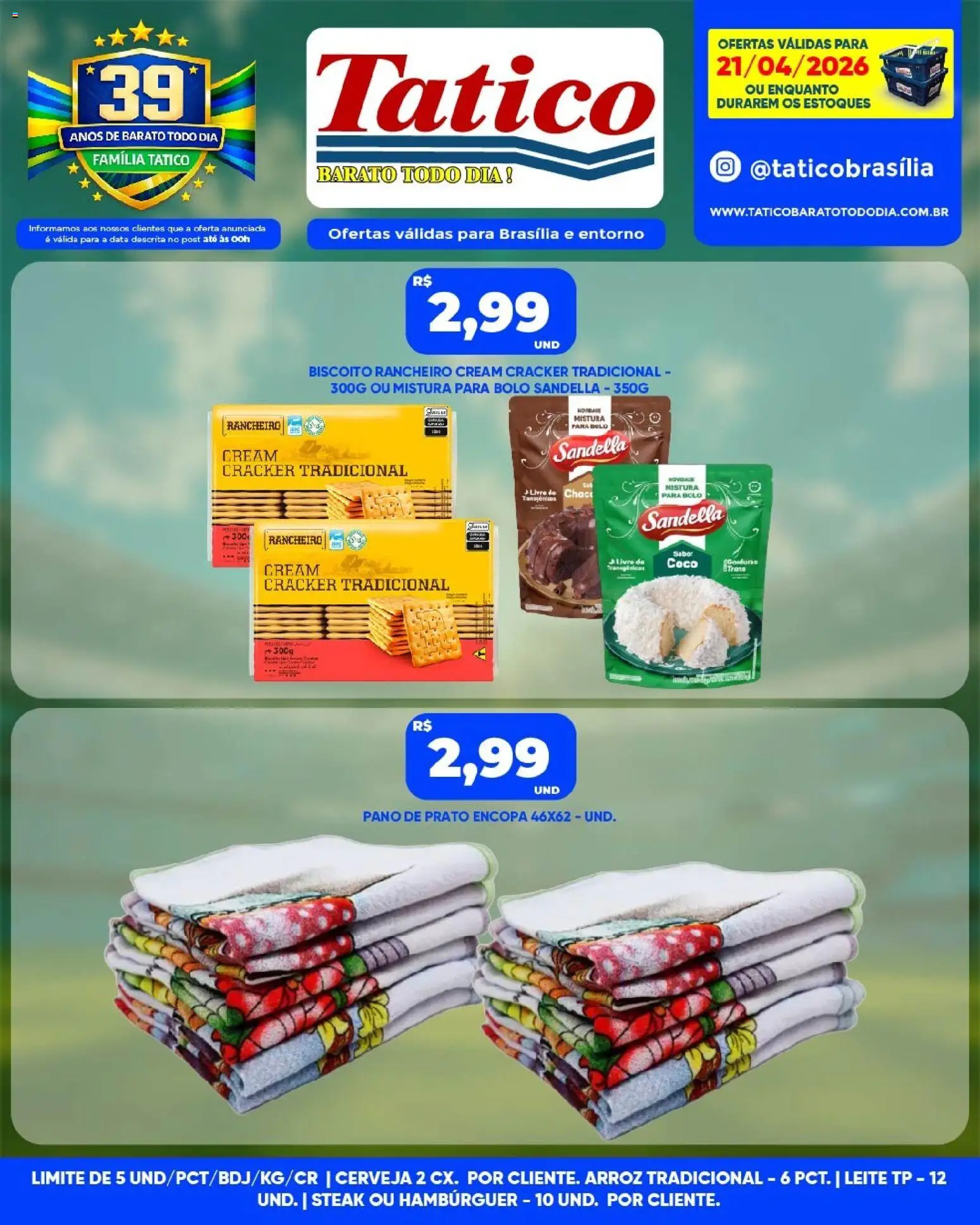 Tatico Folheto - válido de 22.04.2026 | Página: 23 | Produtos: Coco, Livro, Arroz, Mistura para bolo