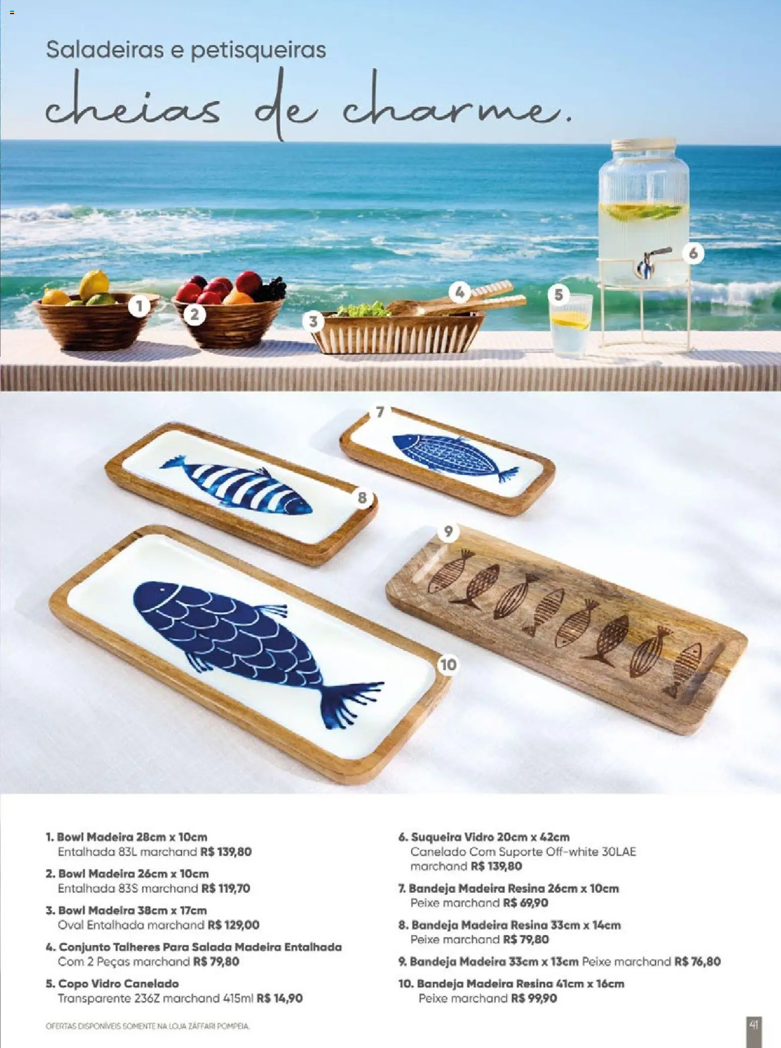 Zaffari Folheto - válido de 27.11.2025 | Página: 41 | Produtos: Talheres, Peixe, Salada, Bandeja