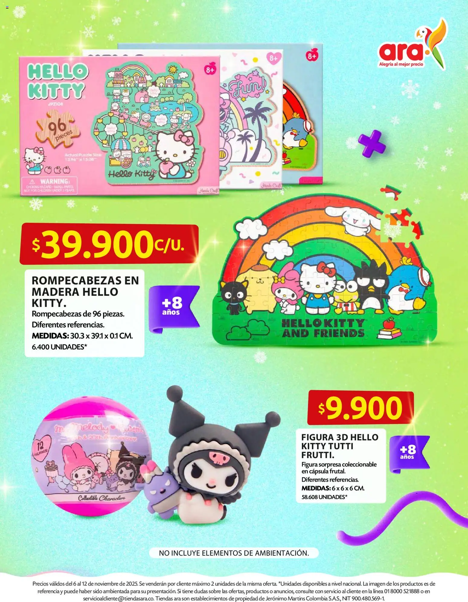 Ara revista - valida desde el 06.11.2025 | Página: 12 | Productos: Sobre