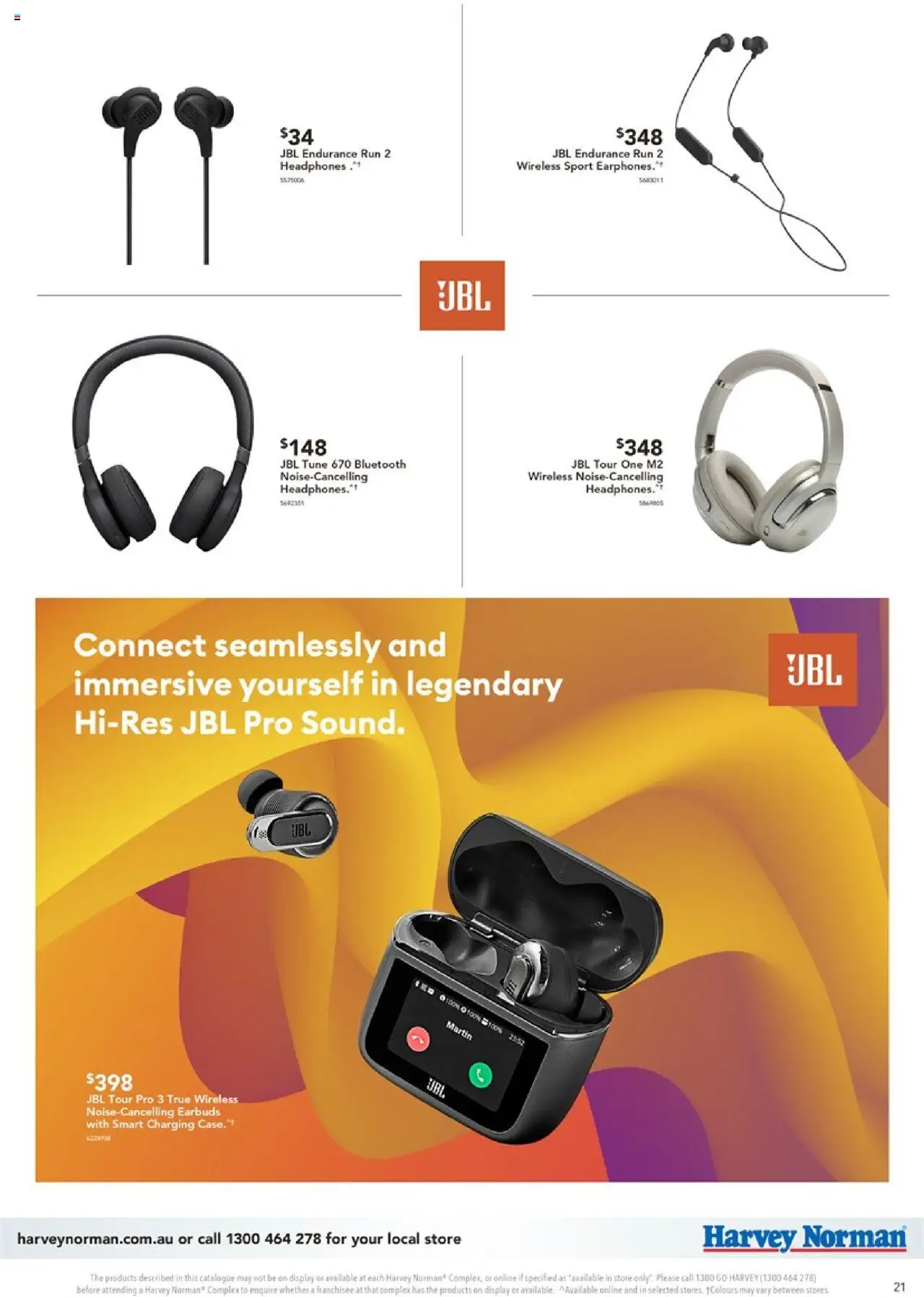 Harvey Norman catalogue - valid from 14.08.2025 | Page: 21 | Products: Headphones