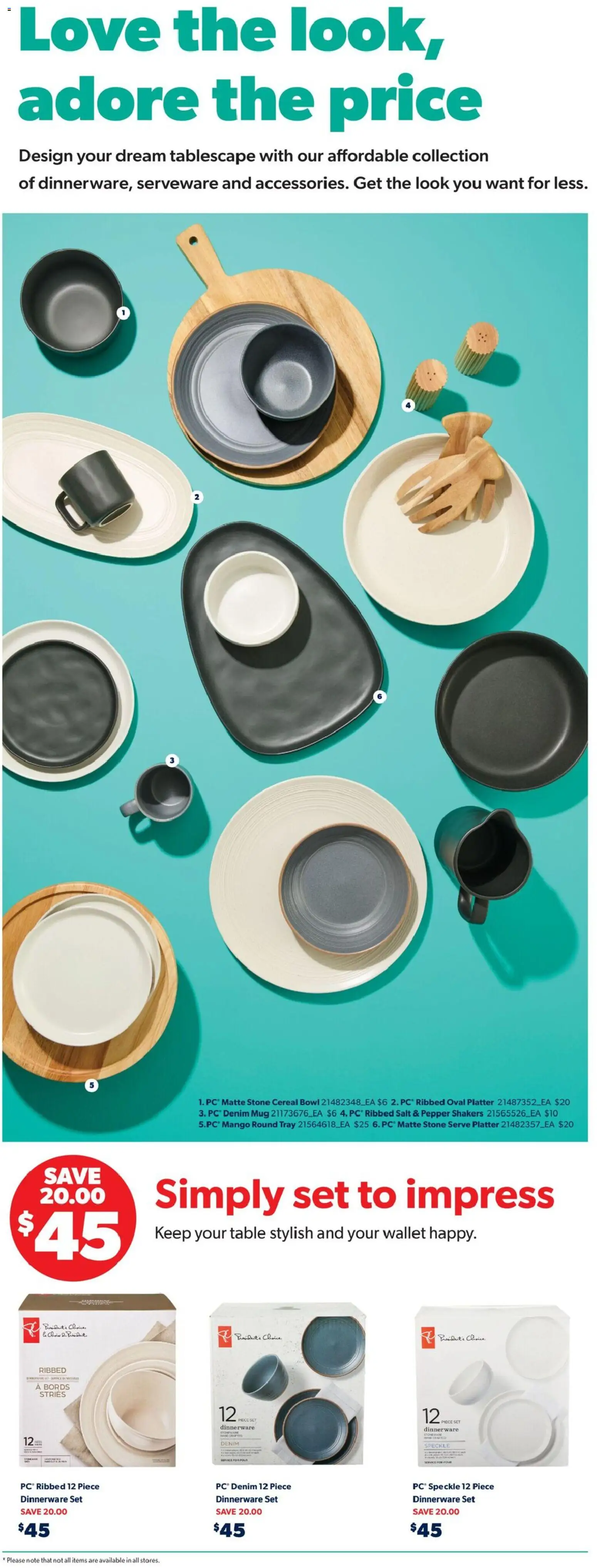 Real Canadian Superstore flyer valid from 15.01.2026 | Page: 21 | Products: Wallet, Table