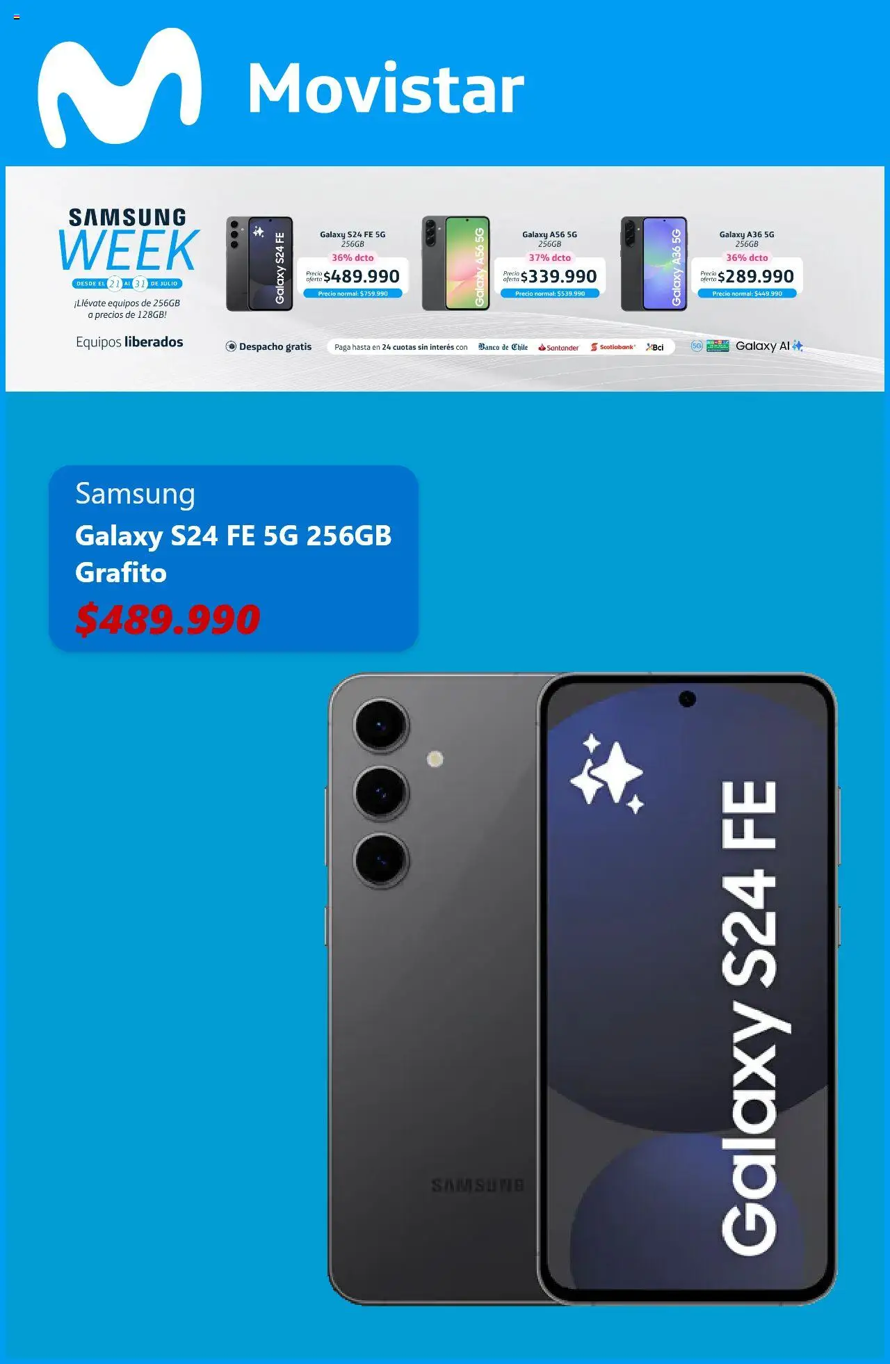 Movistar ofertas  │ válido desde el 21.07.2025 | Página: 6 | Productos: Banco