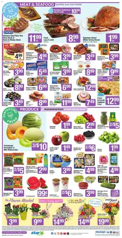 Preview of Star Market weekly ads valid from 03.04.2026 | Page: 4 | Products: Pineapple, Sausage, Greens, Watermelon