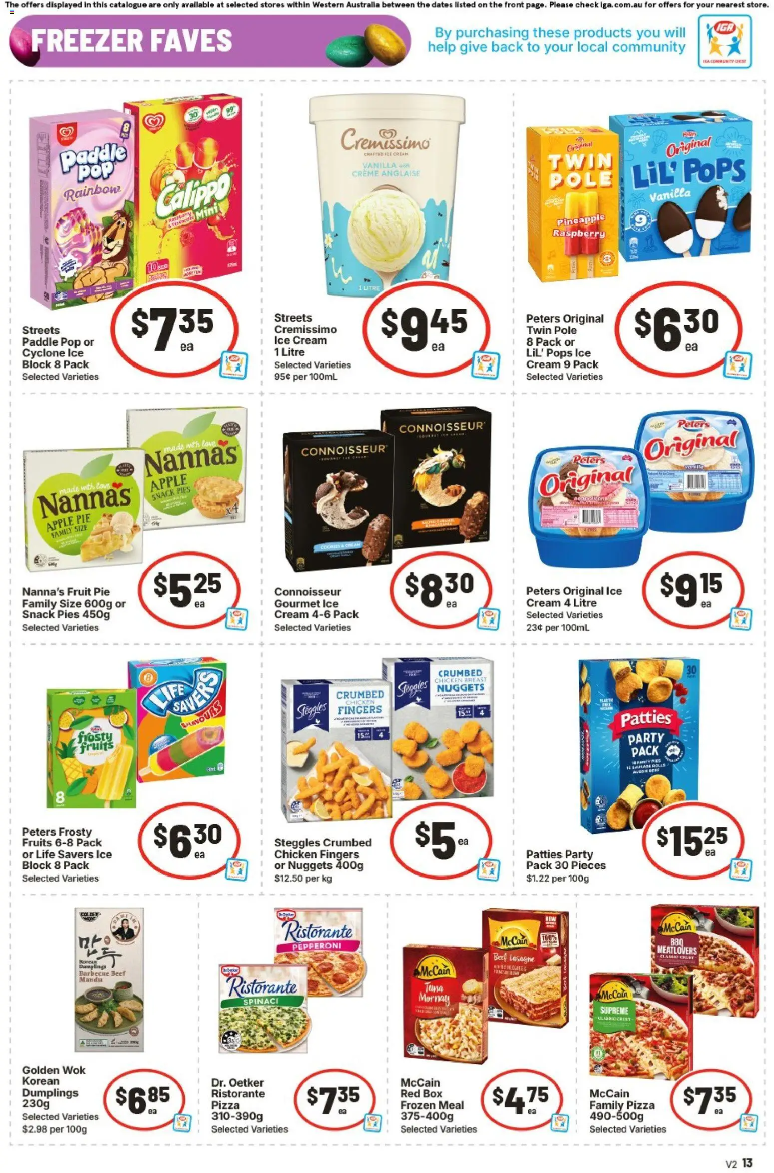 IGA catalogue - valid from 01.04.2026 | Page: 13 | Products: Box, Chicken, Pineapple, Raspberry
