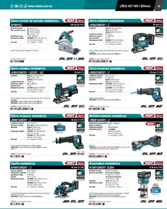 Vista previa de Makita - Catálogo, nuevo folleto de la tienda, válido en México a partir del 04.09.2025 | Página: 39