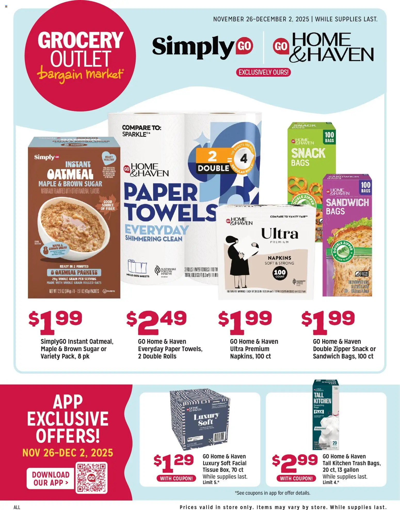 Grocery Outlet Ops Standalone - valid from 26.11.2025 | Page: 1 | Products: Sugar