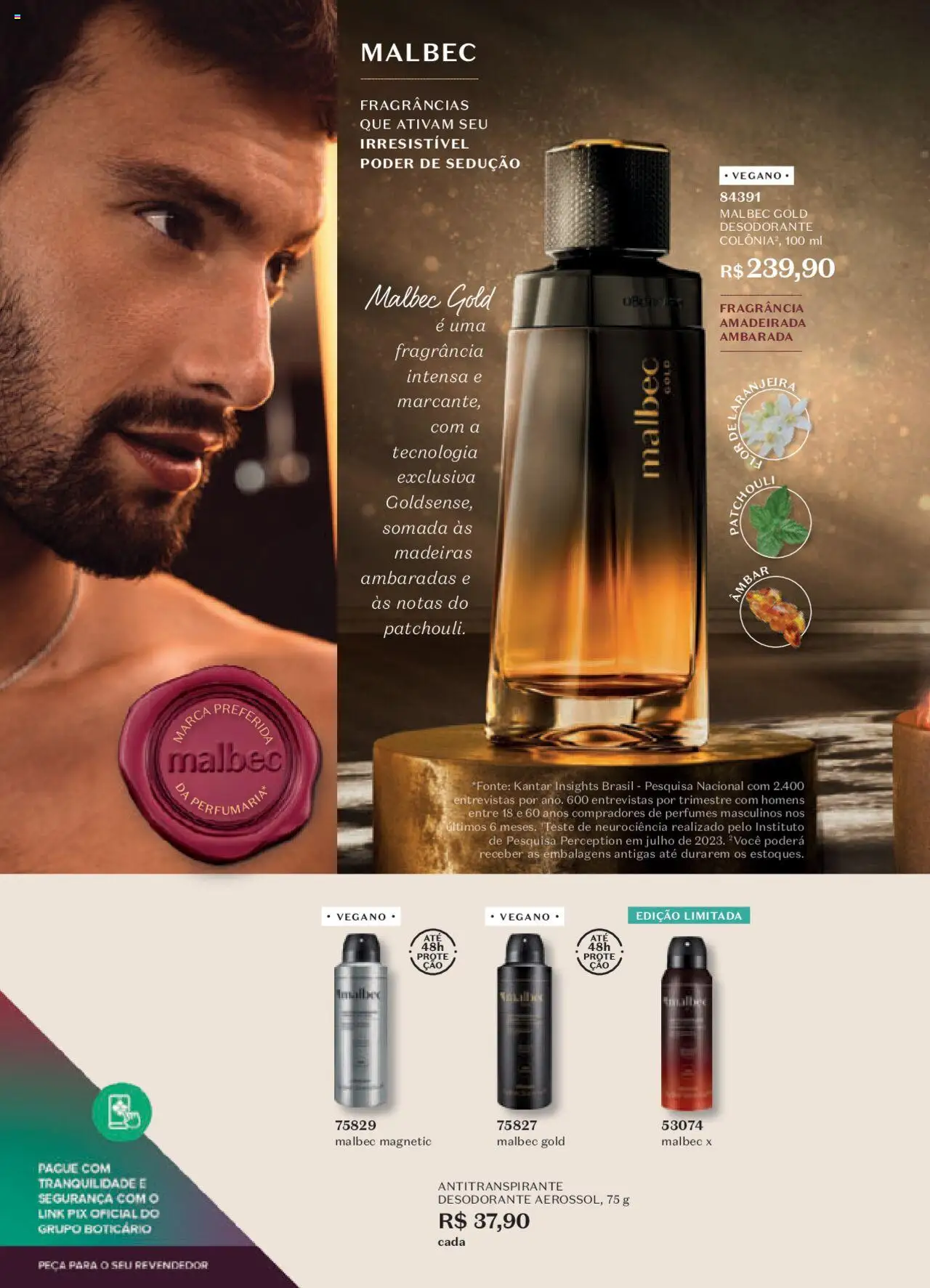 O Boticário Folheto - válido de 13.06.2025 | Página: 44 | Produtos: Fragrância, Madeiras, Desodorante, Perfumes