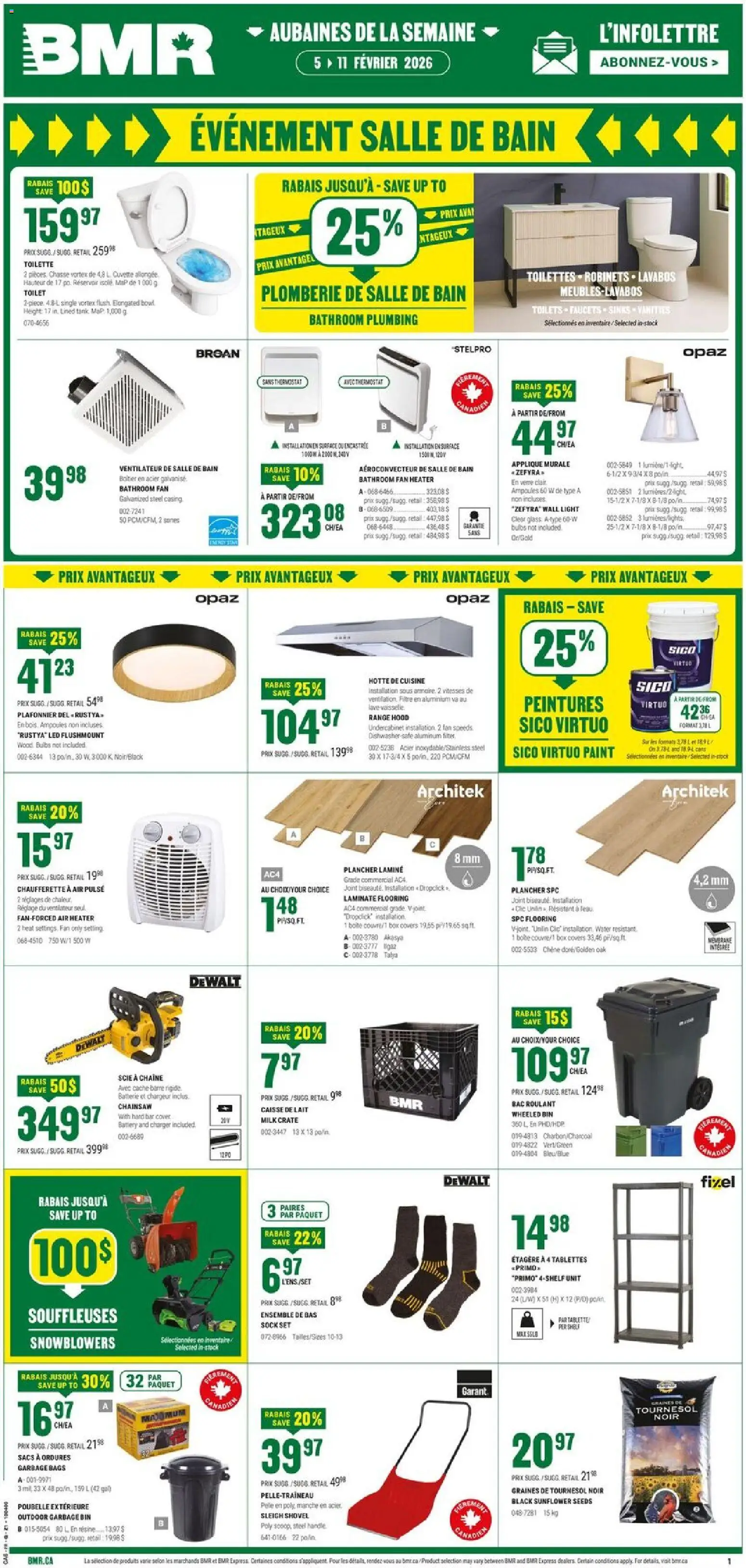 BMR flyer valid from 05.02.2026 | Page: 1
