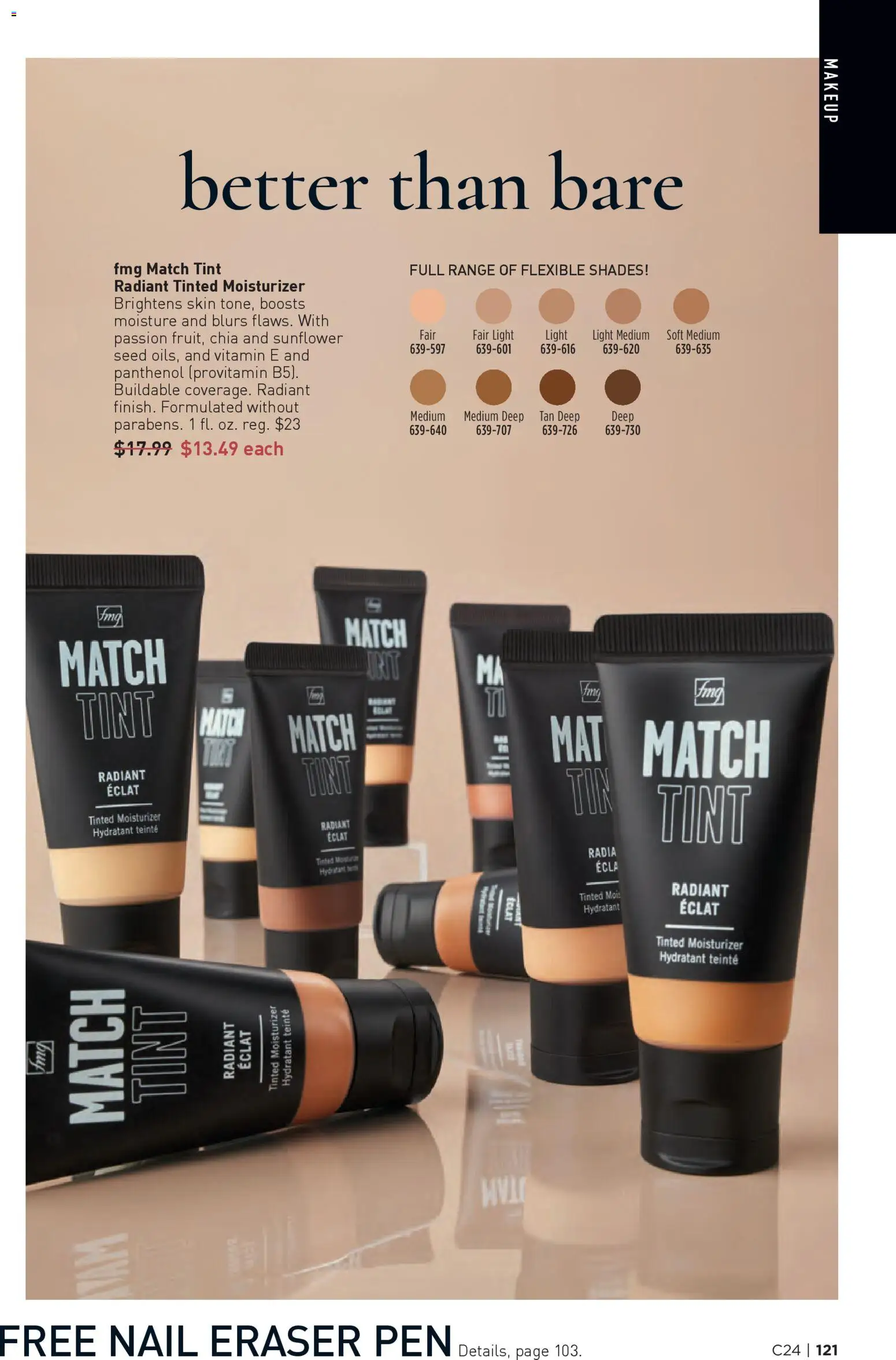 Avon Brochure - valid from 19.11.2025 | Page: 121 | Products: Vitamin, Eraser, Pen, Nail