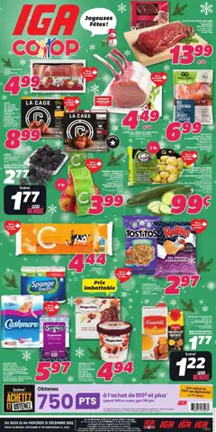 Preview of IGA weekly flyer / circulaire from shop IGA valid from 25.12.2025
