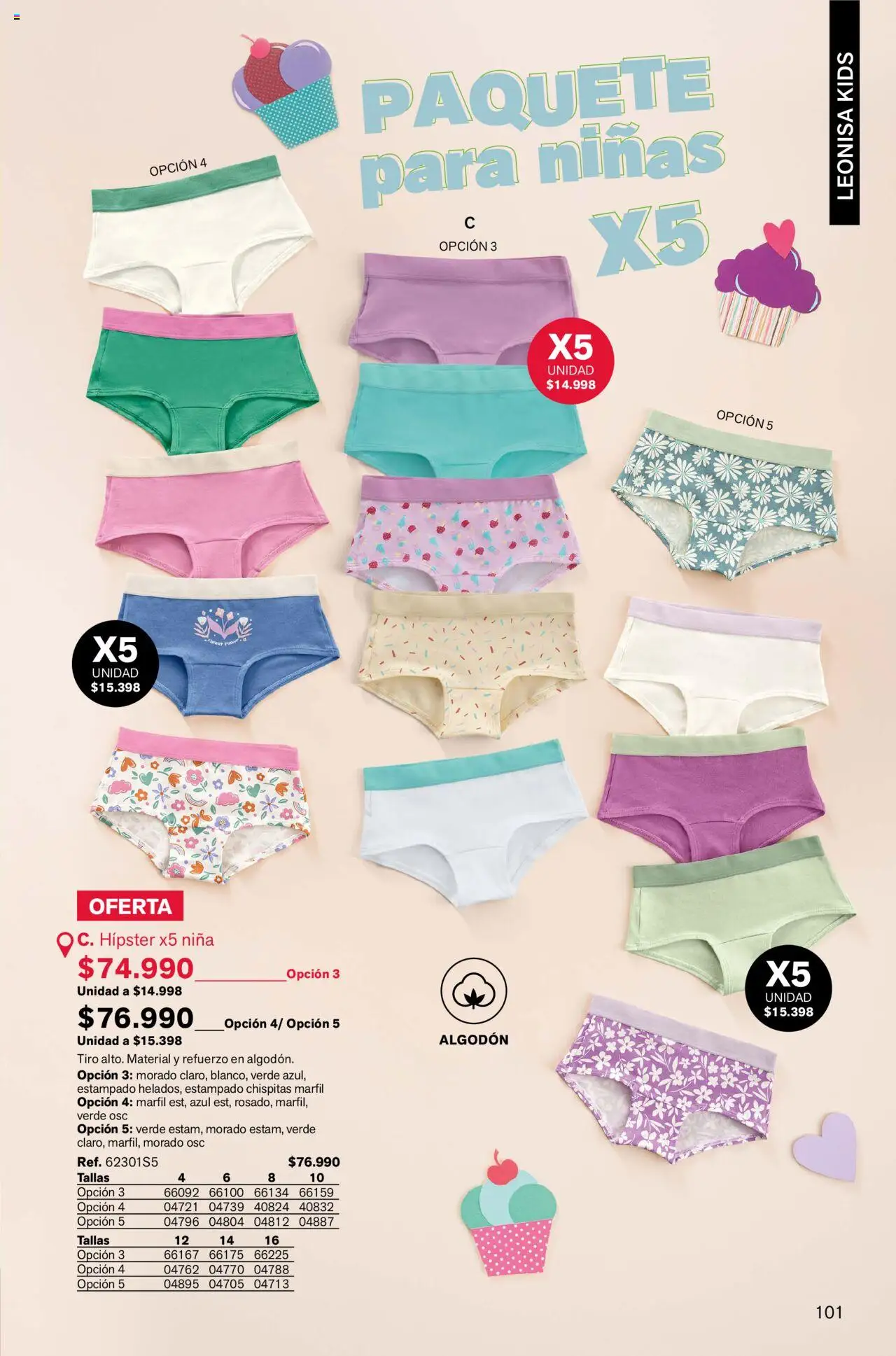 Leonisa revista - valida desde el 12.09.2025 | Página: 101 | Productos: Algodón