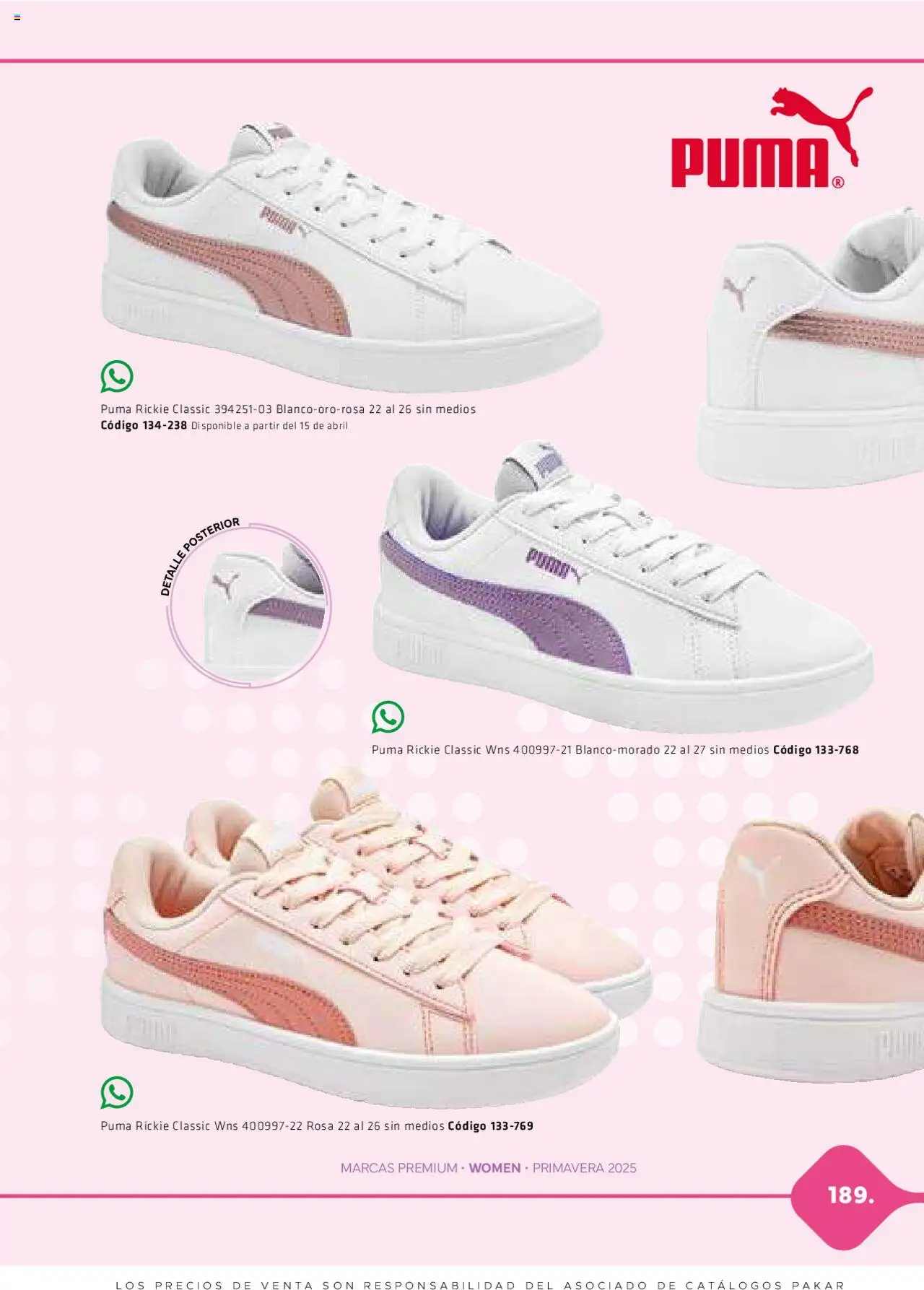 Nuevas ofertas de SC Pakar válidas en toda la República Mexicana desde el 06.03.2025. ¡Encuentra las mejores ofertas en SC Pakar catálogo Women! | Página: 189