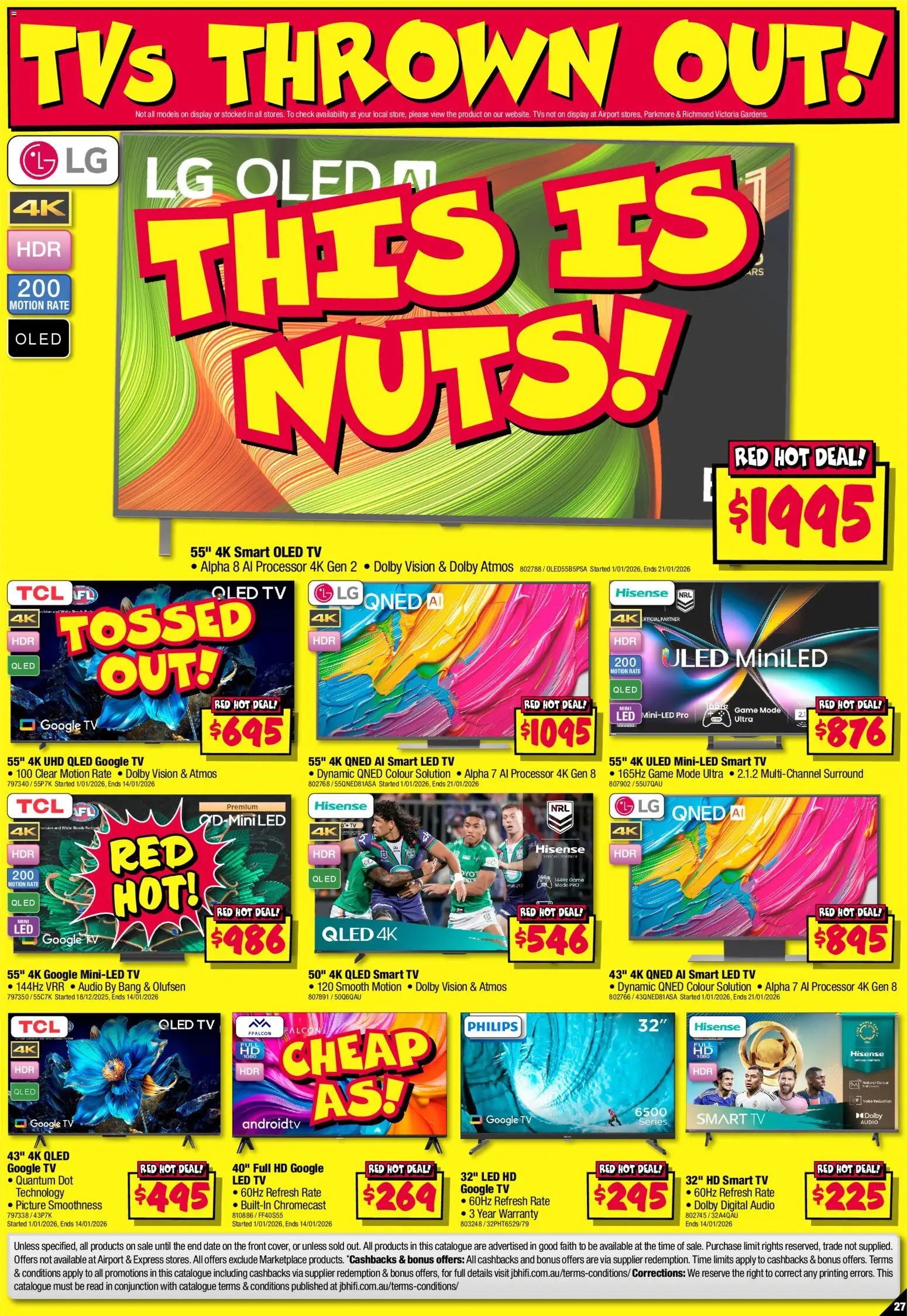 JB Hi-Fi catalogue - valid from 02.01.2026 | Page: 27 | Products: Picture, Nuts, Game, Smart tv