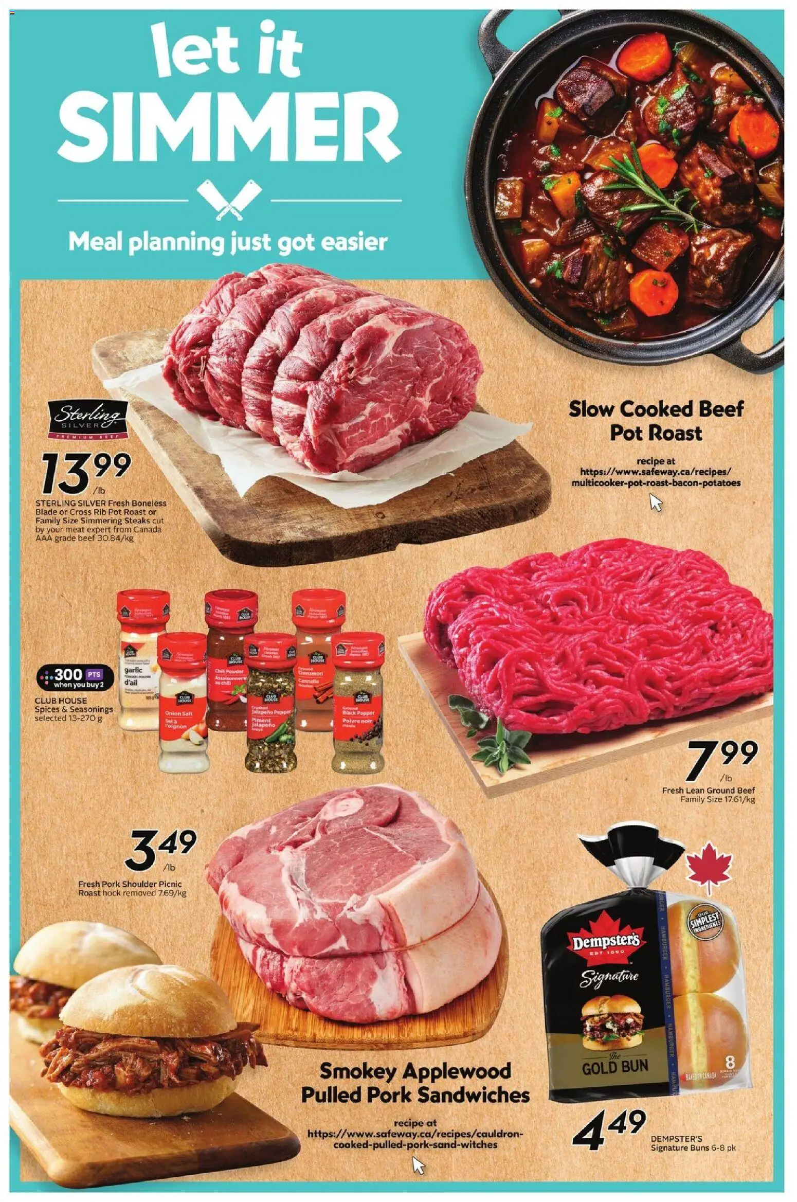Sobeys flyer valid from 30.10.2025 | Page: 18 | Products: Beef, Powder, Pork